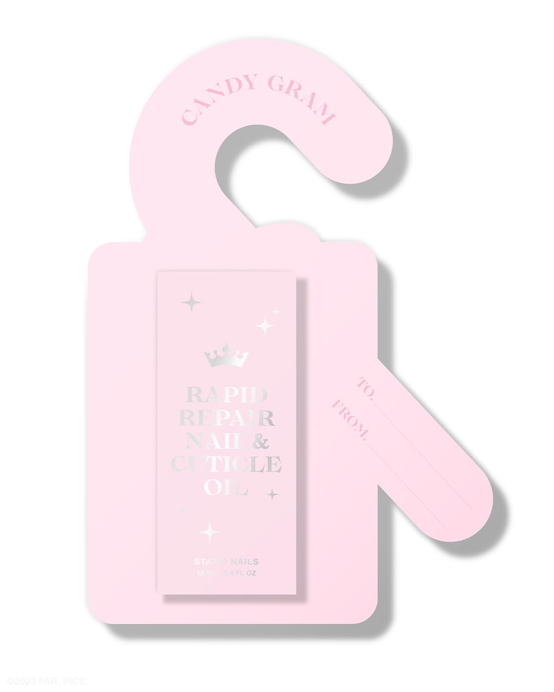 Static Nails Mean Girls x Rapid Repair Nail And Cuticle Oil - Reusable Pop-On Manicure Kit | Seamless Natural Looking Press On Fake Nails with Cuticle Care | Perfect for Parties, Weddings & Everyday Glam