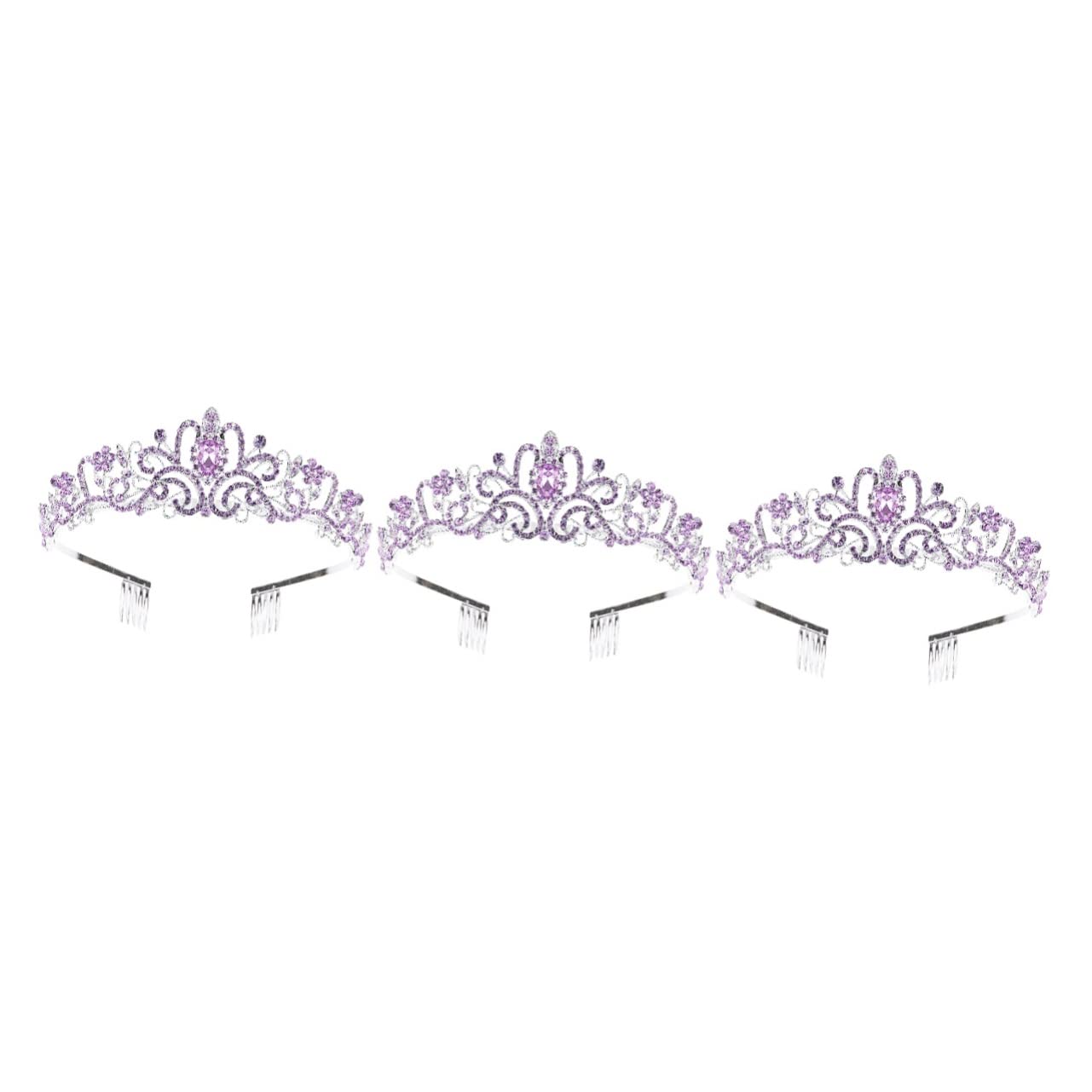 Beavorty 2-Pack Baroque Queen Crown Hair Accessories - Handcrafted Bridal Crown & Birthday Hair Decor for Girls, Women | Wedding, Birthday Party, Cosplay, Photo Shoot, Pageant, Special Occasion Hair Jewelry