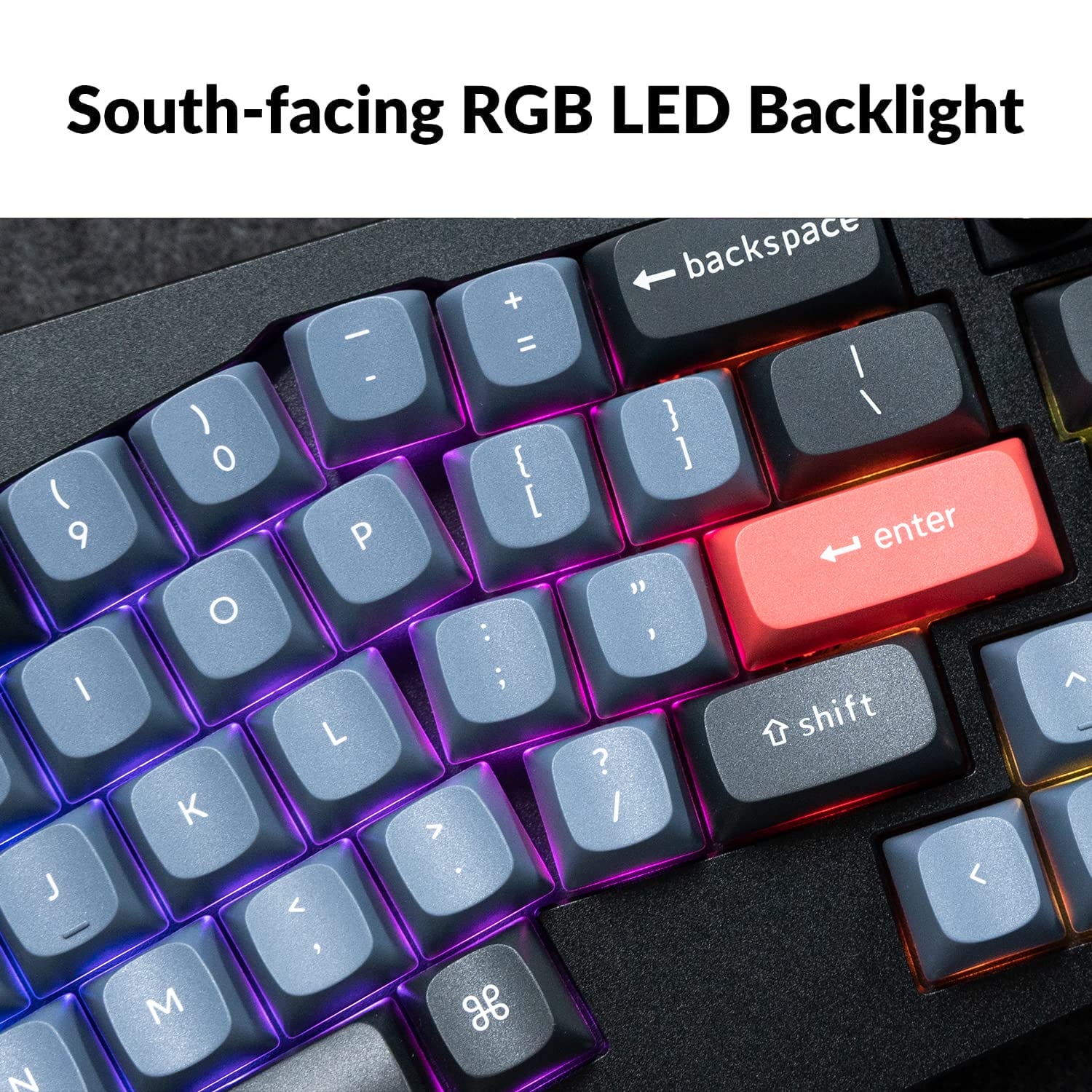Keychron Q8 Wired Custom Mechanical Keyboard - 65% Alice Layout with Knob, Hot-Swappable Gateron G Pro Red Switches, QMK/VIA Programmable, Double Gasket Design for Mac/Windows/Linux (Black) | Perfect for Typing, Gaming & Office Work