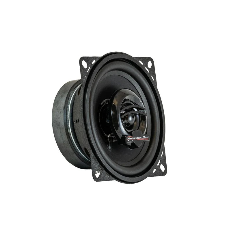 American Bass Symphony 4 Coaxial Car Speakers - 45 Watts RMS Power - Premium Sound for Trucks, SUVs & Custom Car Audio Systems