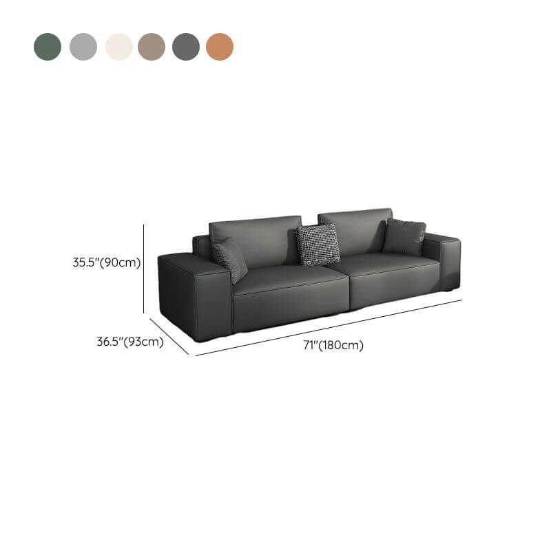 Waterproof Modern Sofa with Storage | Easy to Assemble | Includes Pillows | Perfect for Small Apartments, Living Rooms & Home Offices