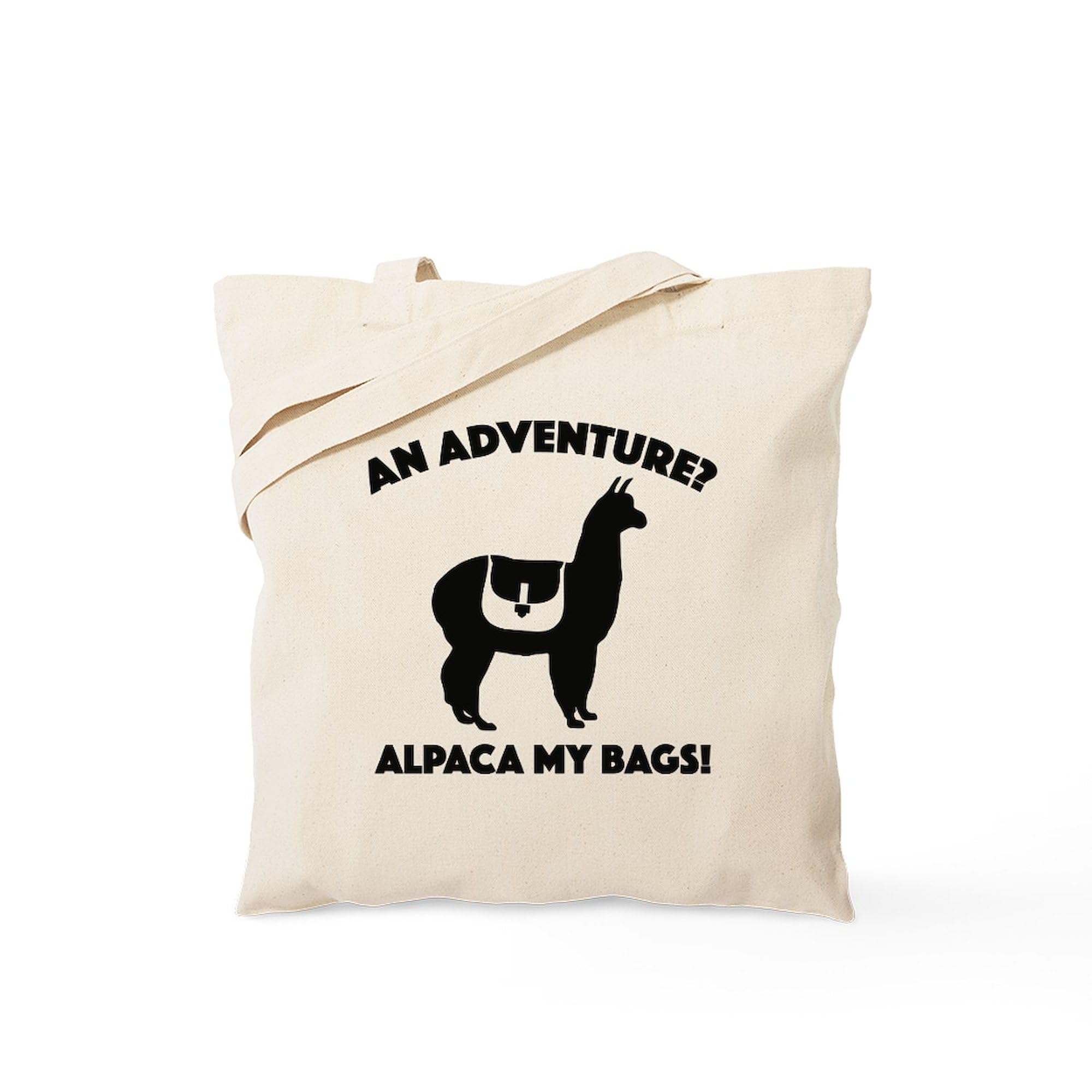 Alpaca My Bags Natural Canvas Tote Bag - Eco-Friendly Reusable Shopping Bag for Groceries, Beach & Daily Use | CafePress