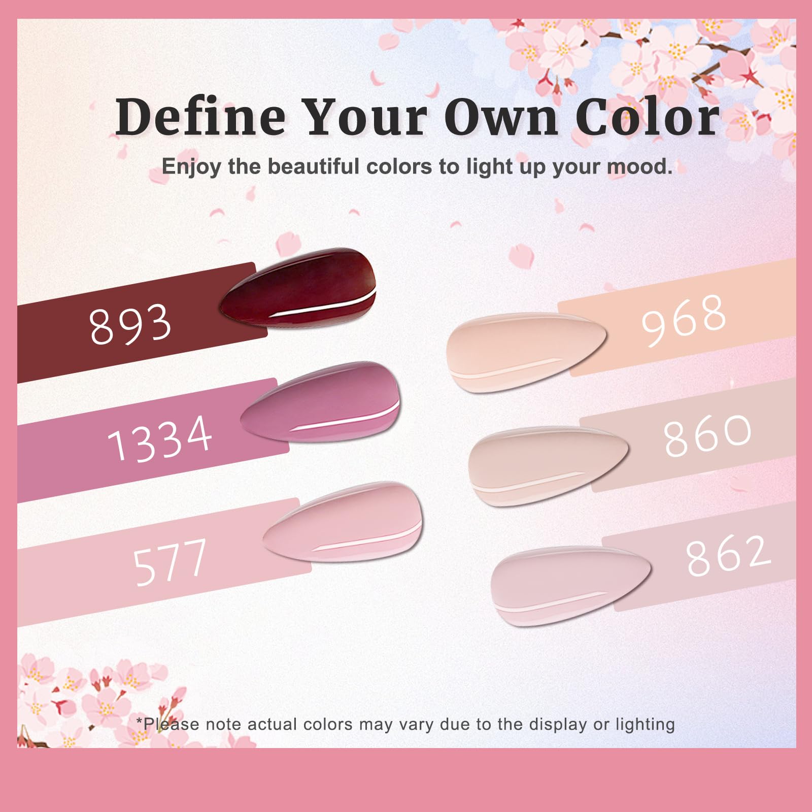 LKE Nude Pink Gel Nail Polish Set - 6 Colors Neutral Gel Polish Kit with UV/LED Lamp for Soak Off Manicure | DIY Home Nail Art & Salon Professional Use | Perfect Gift for Women