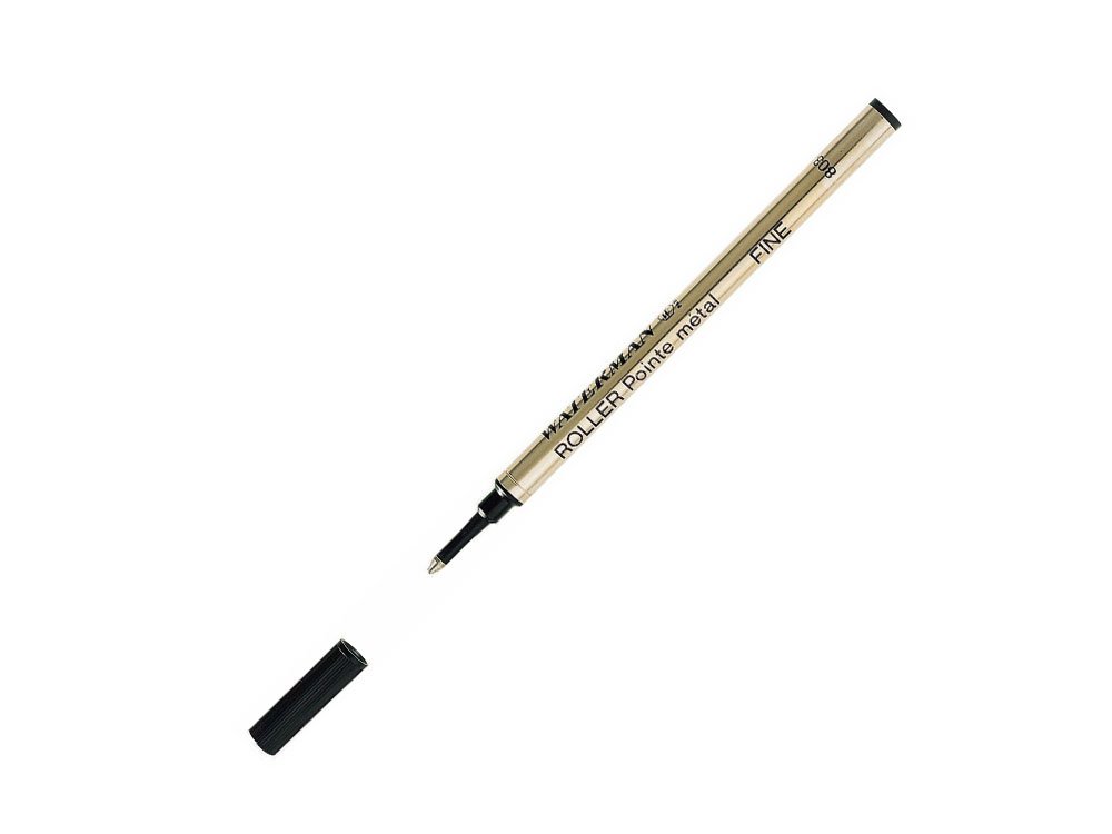 Sanford S0112670 Black Rollerball Refill - Compatible with All Waterman Rollerball Pens - Smooth Writing Ink for Office, School & Journaling