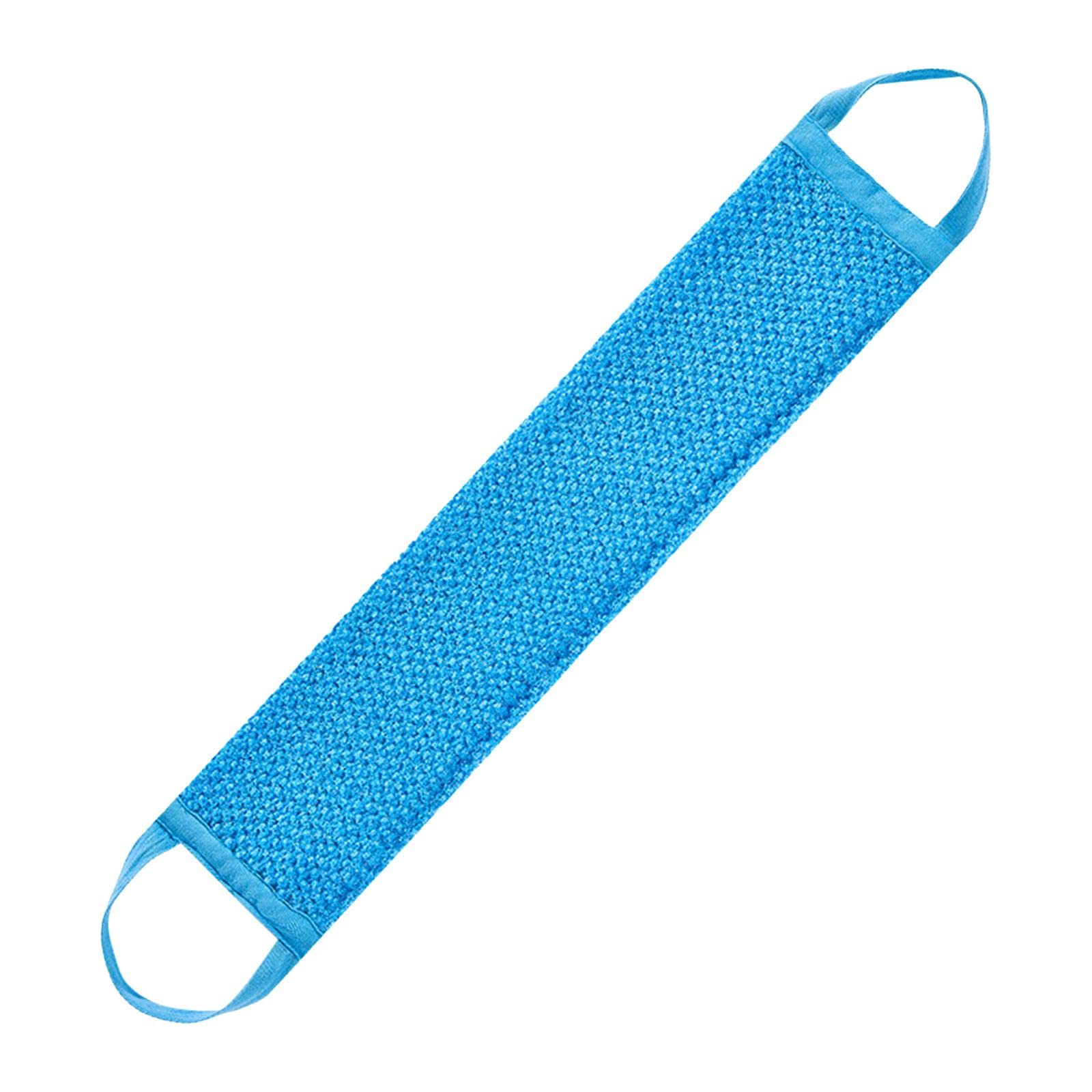Perfeclan Exfoliating Washcloth Towel - Reusable Body Scrubber for Smooth Skin, Bath & Shower Accessories, Gentle Exfoliation for Face & Body - Perfect for Daily Skincare Routine & Spa Days (Blue)