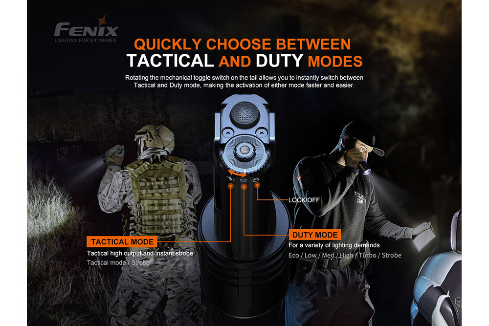 Fenix TK35UE V2.0 2000 Lumen Rechargeable Tactical Flashlight - Open Box - Perfect for Camping, Hiking & Emergency Preparedness