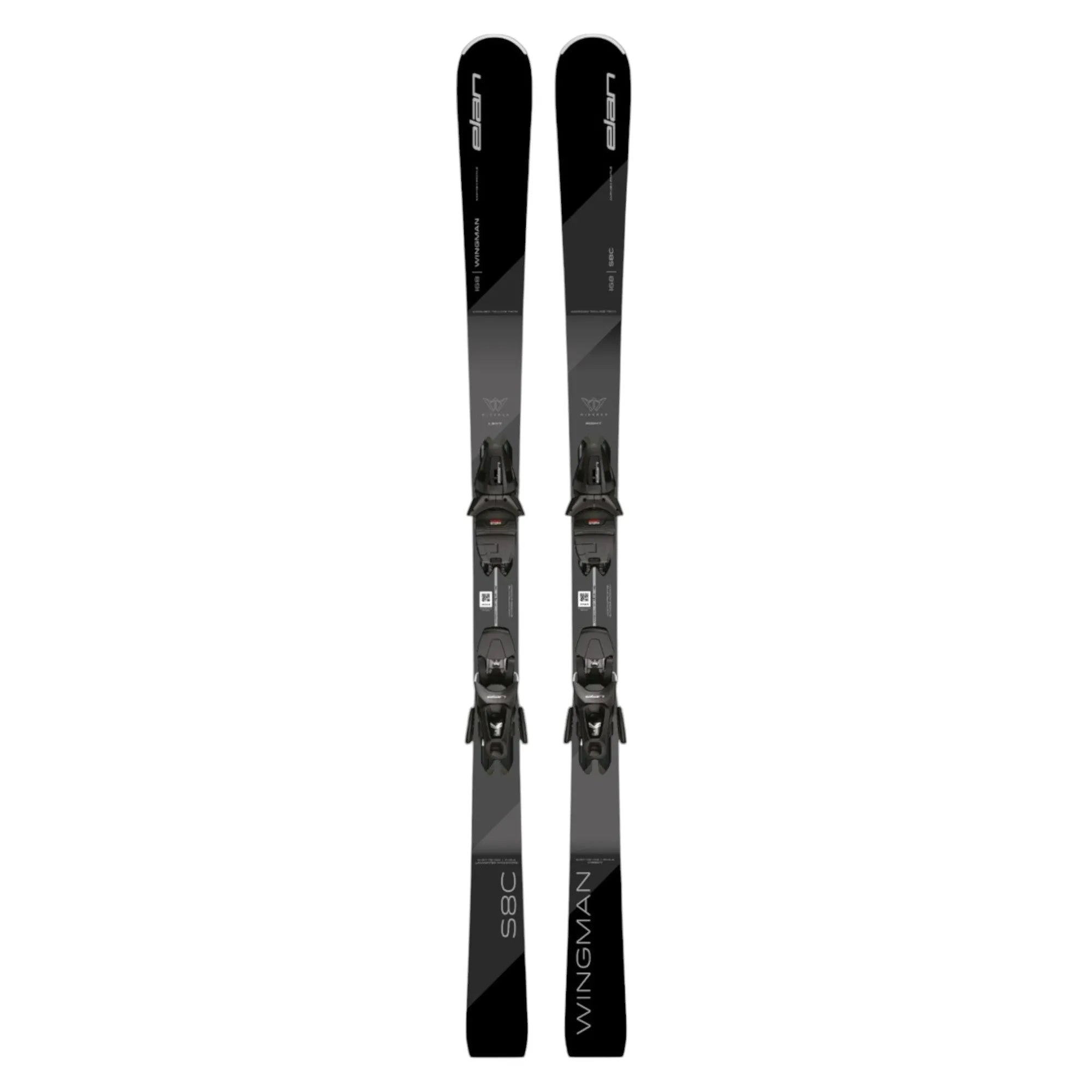 Elan WINGMAN S8 C PS Skis with EL 10.0 DB585018 Bindings 2025 - Perfect for All-Mountain Skiing, Freeride & Powder Adventures