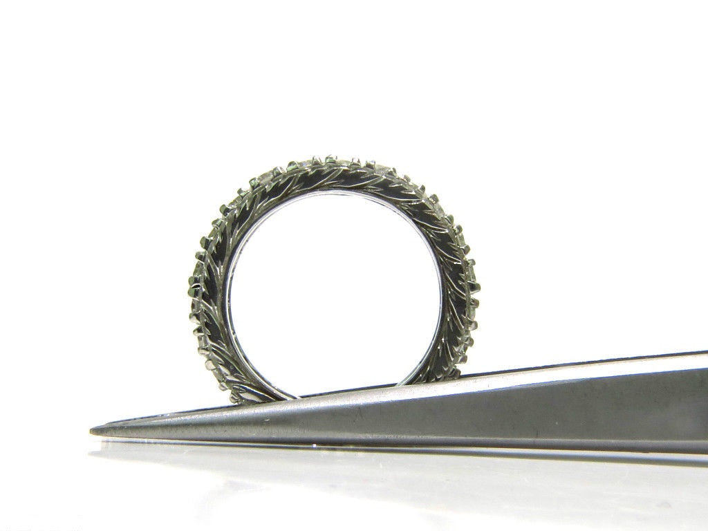 2.46 Carat Diamond Eternity Band & Kissing Ring in 14K Gold - Perfect for Weddings, Anniversaries & Romantic Gifts