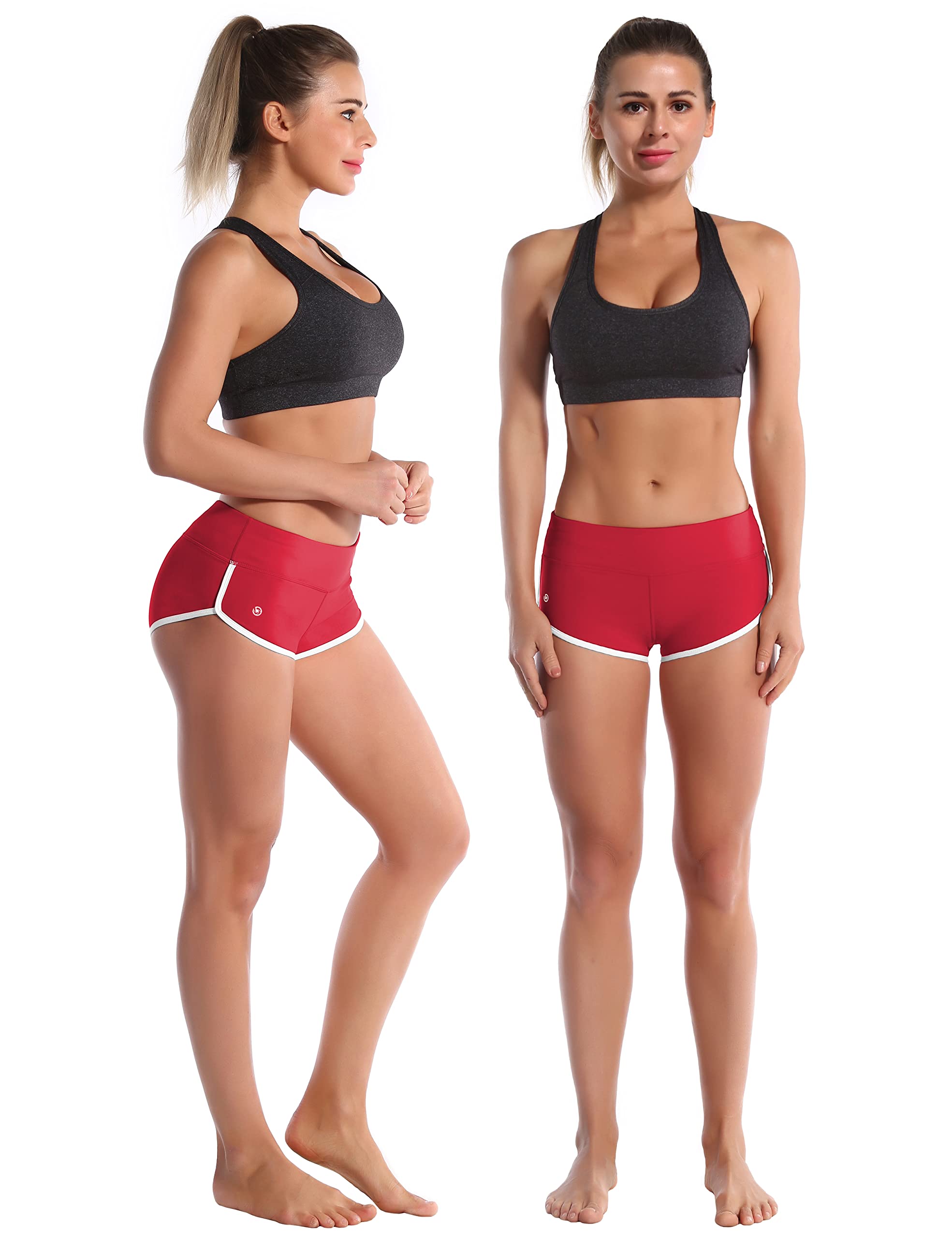 BUBBLELIME Women's Sexy Booty Yoga Shorts - XS to XXL High Waisted Tummy Control Workout Shorts for Running, Fitness & Activewear - Moisture Wicking & UPF 30+ Sun Protection - Perfect for Yoga, Gym & Summer Outdoor Activities