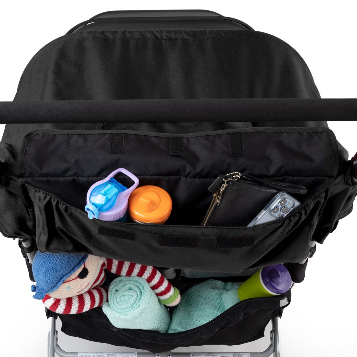 Gaggle Jamboree 6-Seat Stroller for Large Families - Lightweight Multi-Kid Baby Stroller with Canopy & Storage Basket - Perfect for Theme Parks, Zoos, and Group Outings