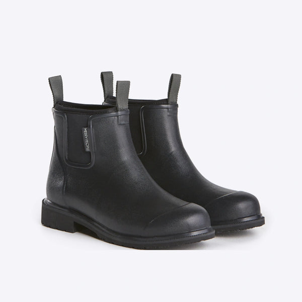 Merry People Bobbi Black Rain Boots - Waterproof & Comfortable Women's Rain Boots for Walking, Gardening & Outdoor Activities