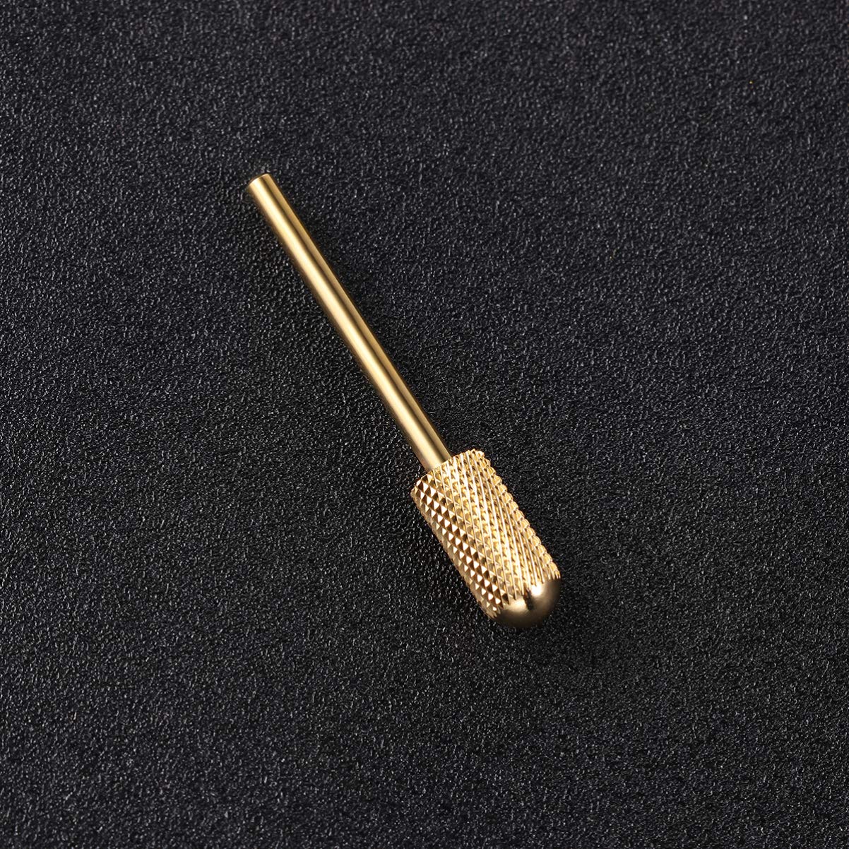 EXCLUZO Gold Plated Steel Nail Drill Bit for Electric Manicure Machine - Professional Salon Quality Nail Art Tool for Acrylic, Gel & Natural Nails - Perfect for Home & Professional Nail Care