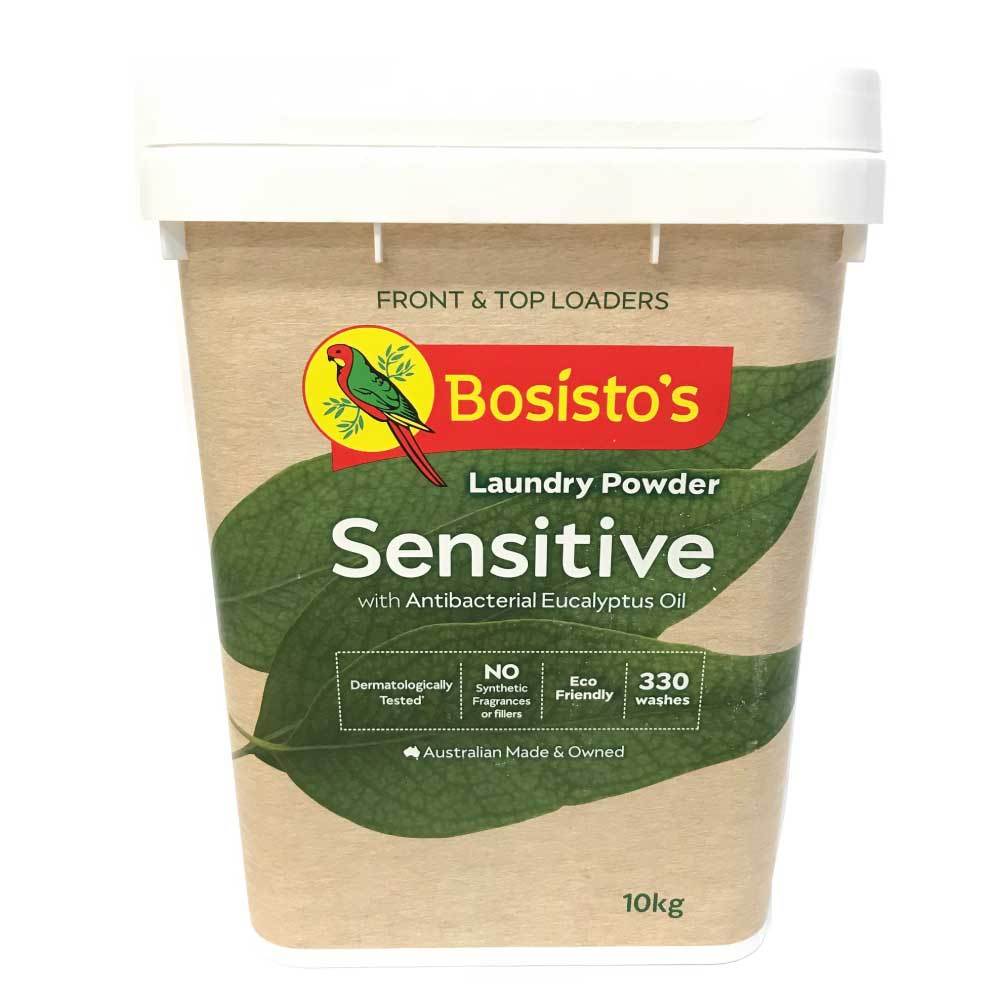**Bosisto's 10Kg Bulk Eco Eucalyptus Laundry Detergent Powder for Sensitive Skin – Gentle & Fragrant Washing Solution for Babies, Allergies & Eco-Conscious Families**
