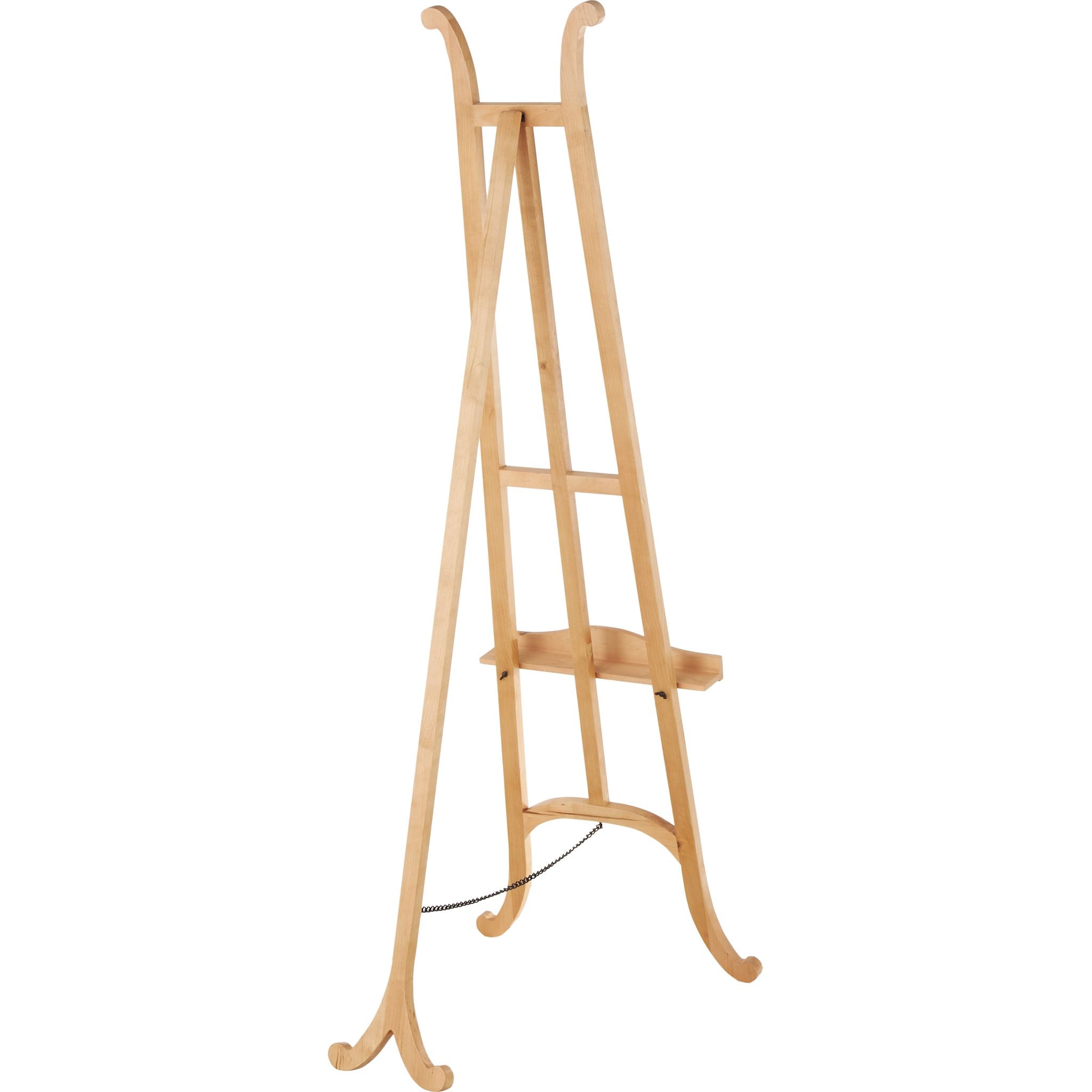 Arlo Floor Easel - Light Brown Wooden Artist Easel for Painting | Perfect for Home Studio, Classroom & Outdoor Sketching