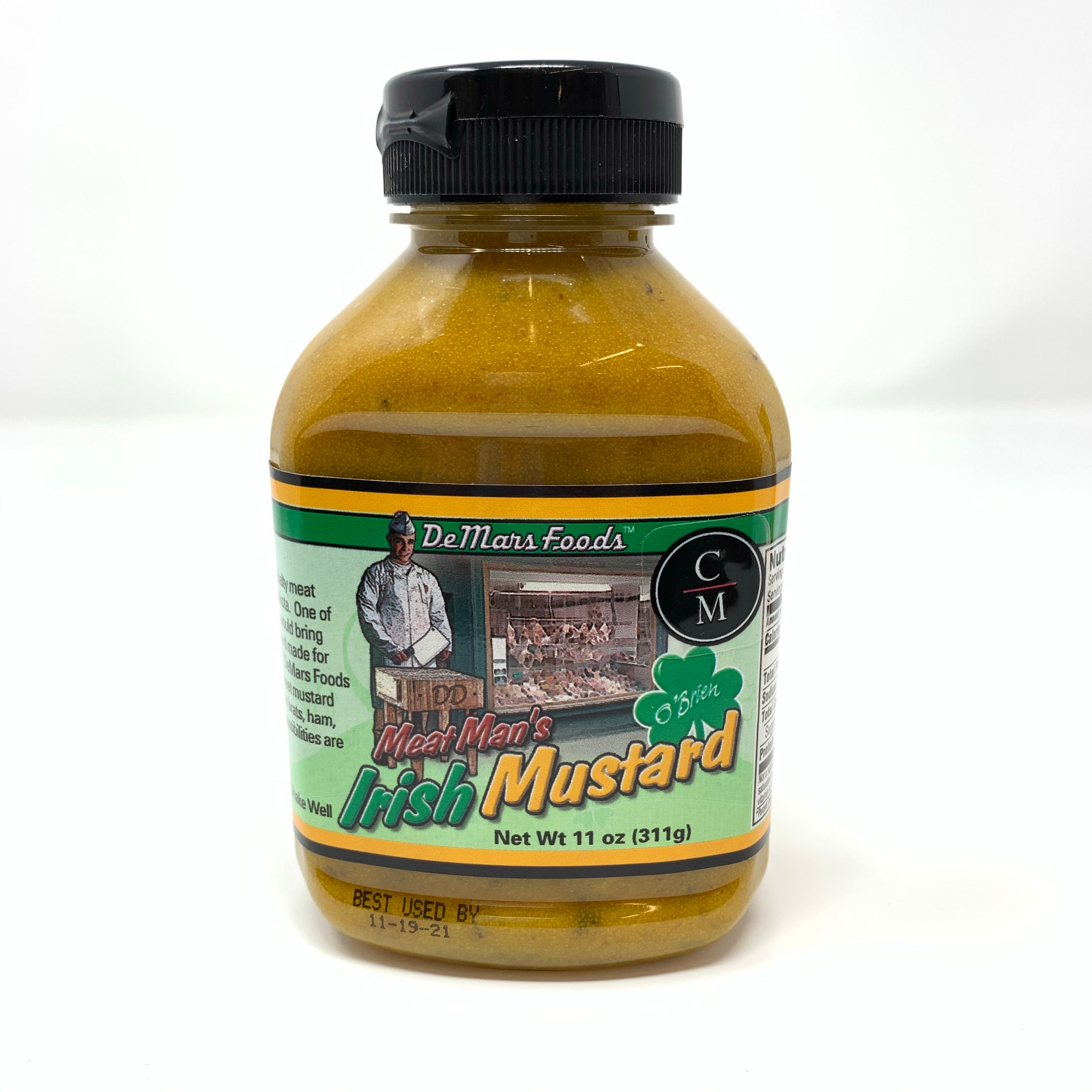 MeatMan's Irish Mustard – Premium Spicy Mustard for Sandwiches, Burgers & BBQ – Perfect for Grilling, Cooking & Gourmet Recipes