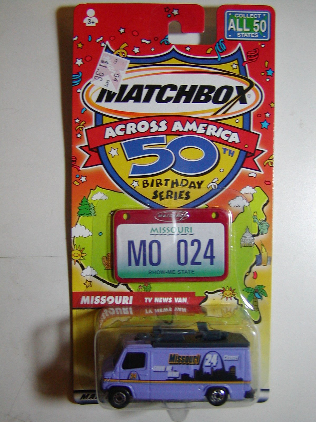 Matchbox Across America Missouri TV News Van Die-Cast Toy Car - Collectible Miniature Vehicle for Kids & Adults - Perfect for Play, Display, and Travel Adventures