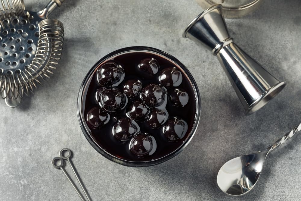 Premium Luxardo Gourmet Maraschino Cherries - 2.2 lbs Can (1000g) - Italian Cocktail Cherries for Martinis, Desserts & Baking - Perfect for Home Bars, Cocktail Parties & Gourmet Recipes