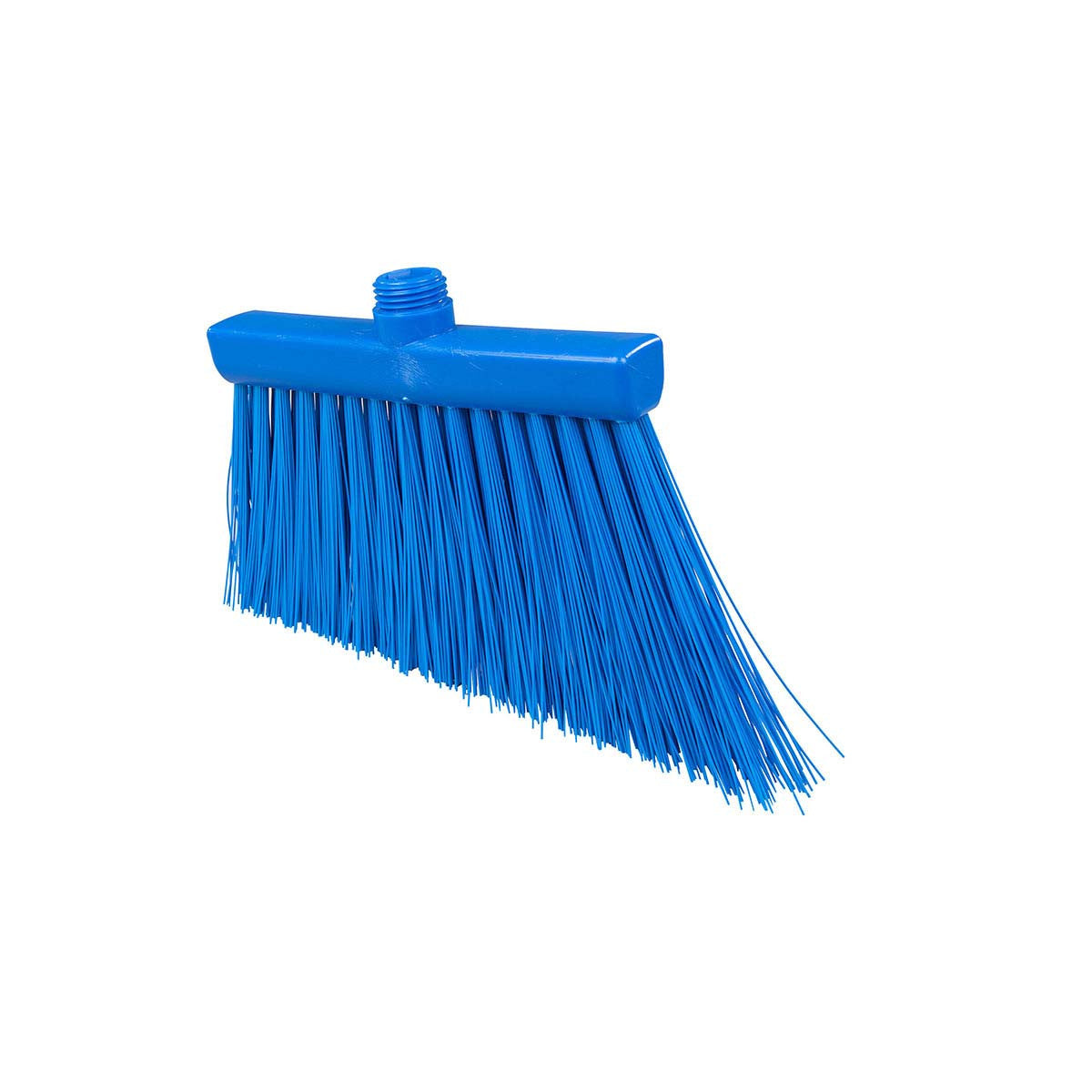 FBK 12 Upright Angled Sweeper Broom - Heavy Duty Indoor/Outdoor Cleaning Tool for Floors, Sidewalks & Garages (1 Pack)