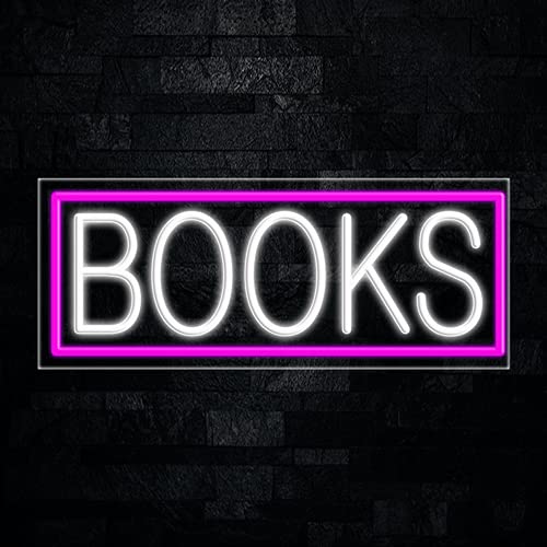 Custom Books LED Neon Sign - 30