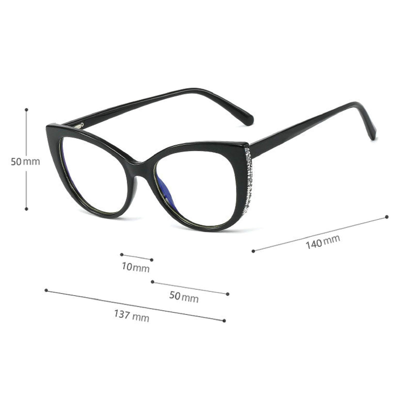 Willochra Blue Light Blocking Reading Glasses 2 Pack - Anti Glare Computer Eyeglasses for Women, Lightweight Readers for Office Work & Screen Time
