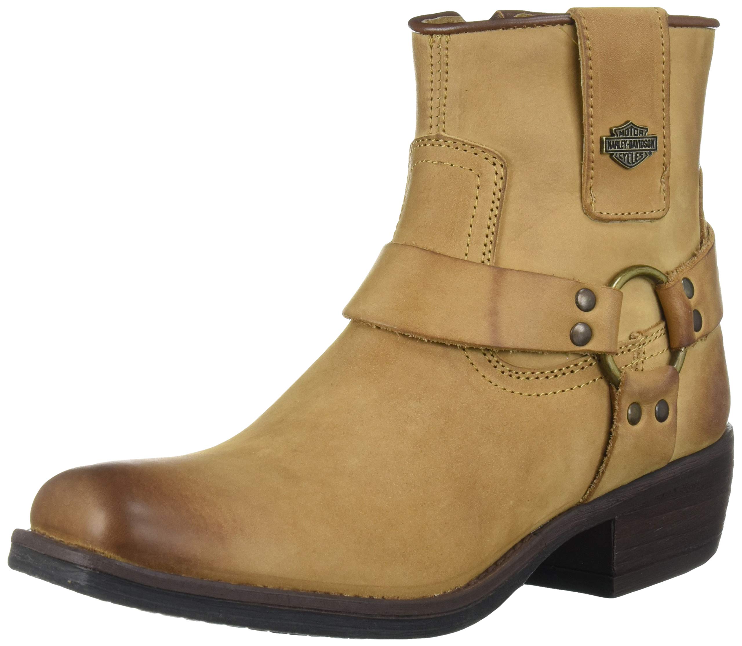 HARLEY-DAVIDSON Women's Abbington Fashion Boots - Stylish Leather Motorcycle Boots for Riding, Casual Wear & Outdoor Adventures