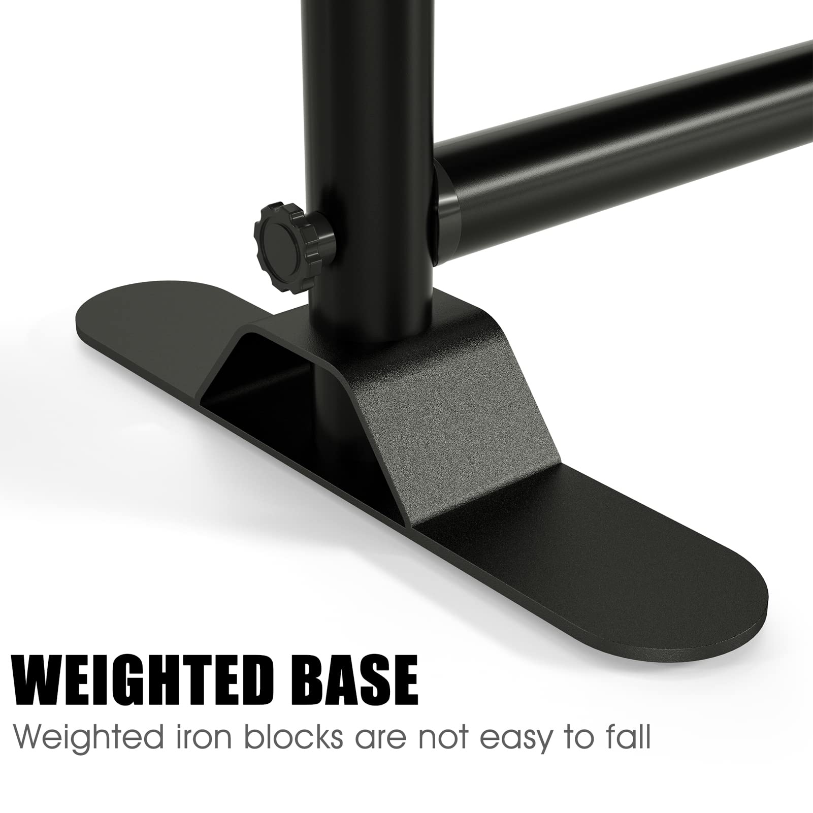 SunyesYo Adjustable Backdrop Banner Stand - Portable Display Stand for Trade Shows, Events & Photo Backdrops | Perfect for Exhibitions, Retail Displays & Professional Photography