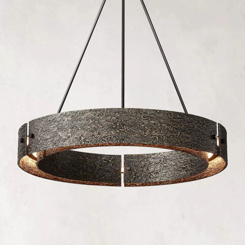 Vicky 36-Inch Round Crystal Chandelier - Modern Ceiling Light Fixture for Dining Room, Bedroom & Living Room Decor