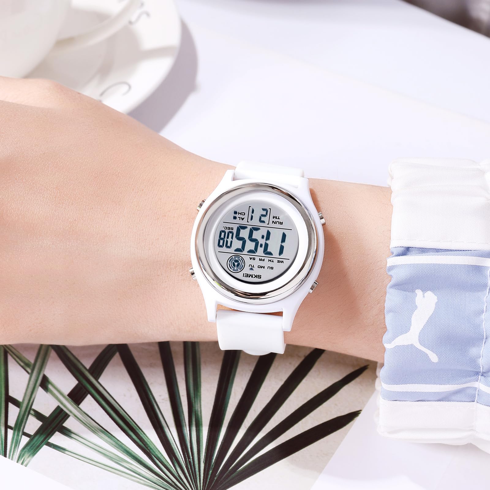 FANMIS Unisex Digital Sports Watch - Waterproof, Luminous, Multi-Functional Minimalist Design for Students & Outdoor Activities | Perfect for Running, Swimming, Gym & Daily Wear