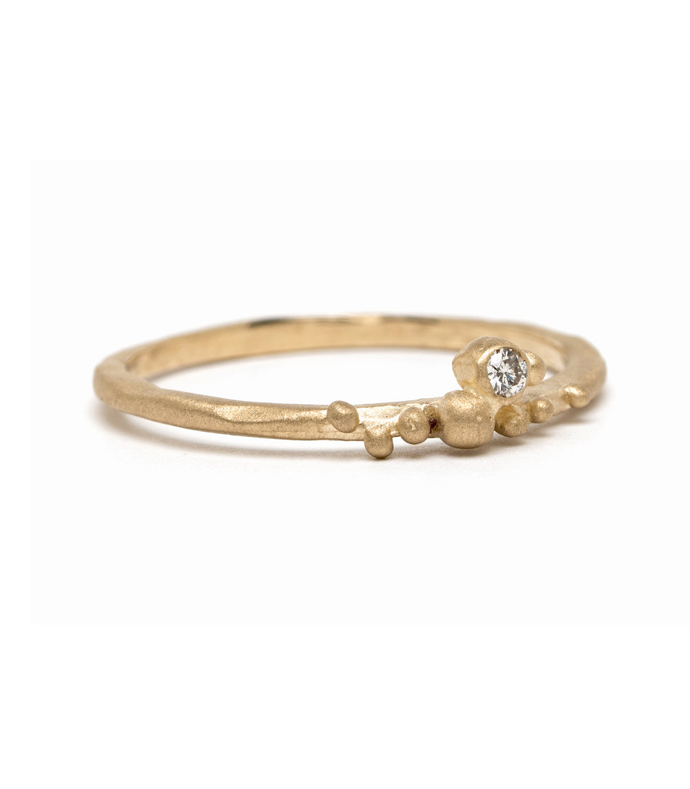 Boho Diamond Stacking Rings for Women - Mini Dewdrops Stackable Rings Set - Dainty Gold & Silver Rings for Layering - Perfect for Everyday Wear, Gift Giving & Boho Fashion