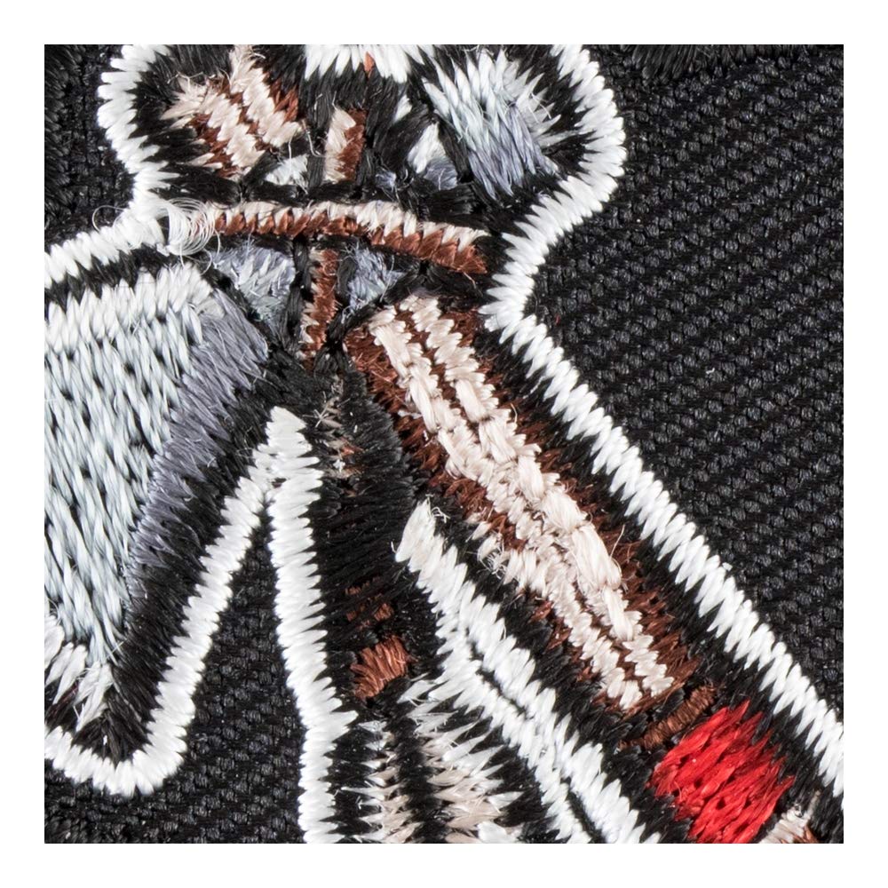 PatchStop Hatchet Feathers Iron On Patches for Clothing & Jeans - 3x2.25in Small DIY Sew On Embroidered Patches for Jackets, Bags, Hats & Denim - Native American Indian Tribal Decorative Patches for Costumes, Festivals & DIY Crafts
