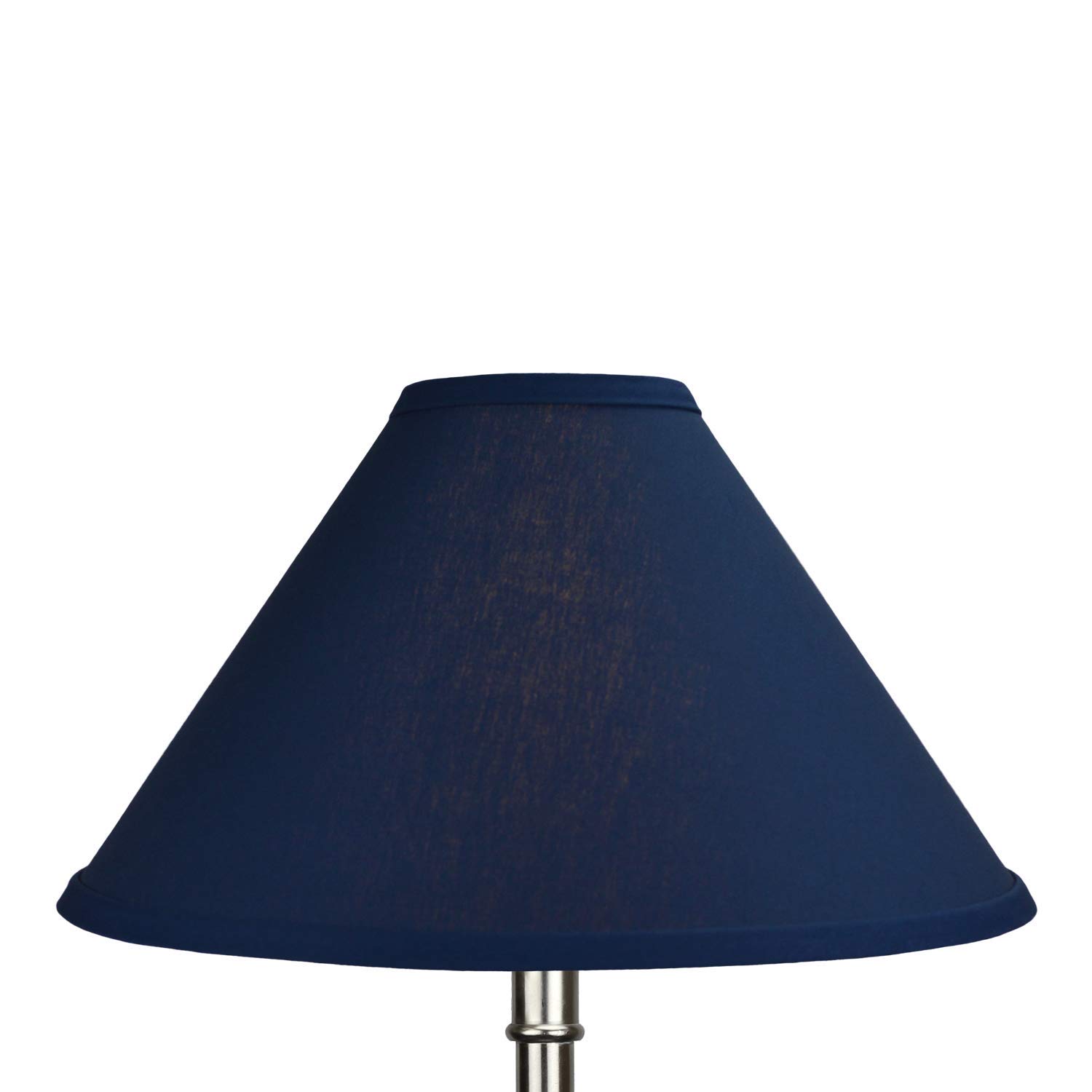 Navy Blue Linen Lampshade 4