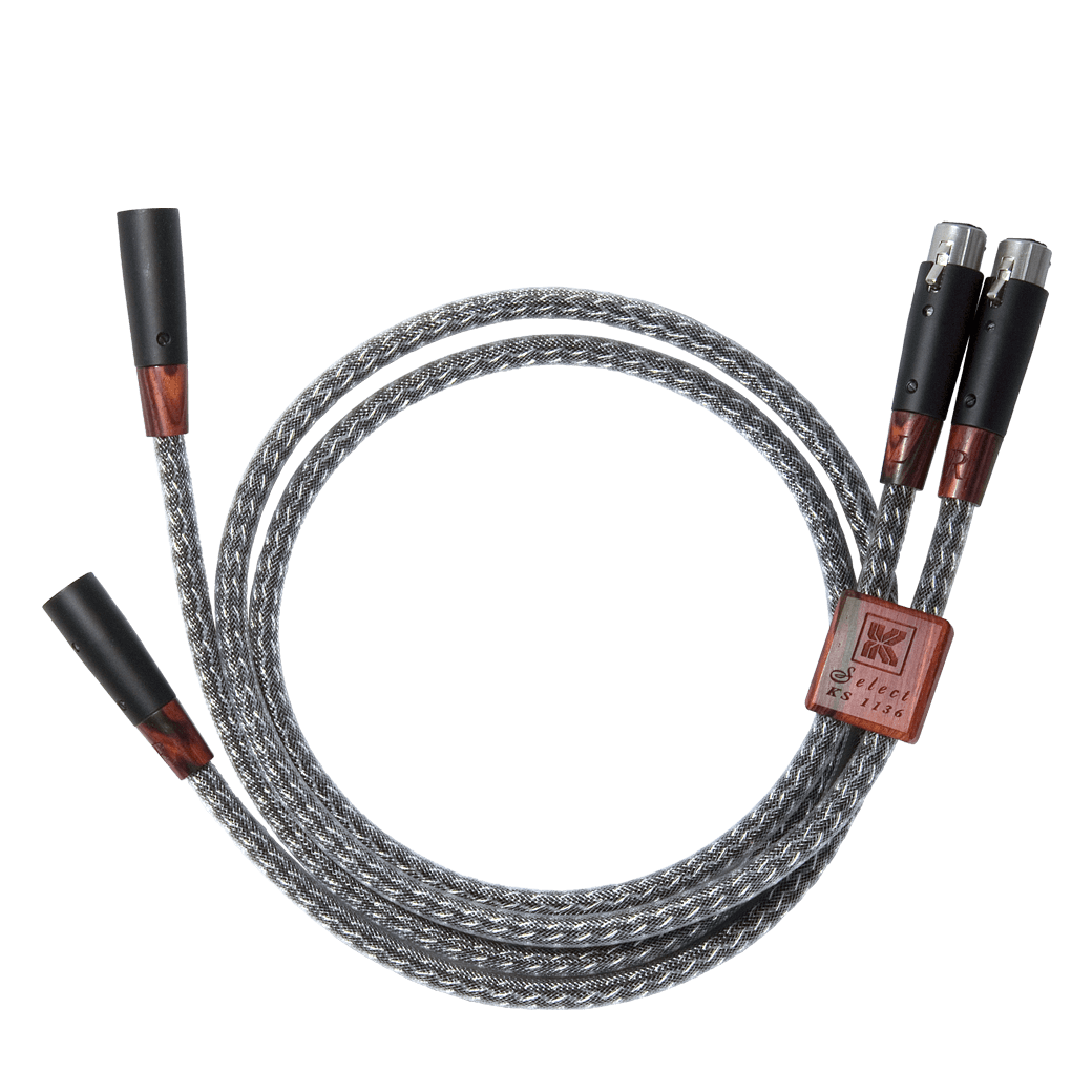 Premium Kimber Kable KS 1136 Select Series XLR Analog Audio Interconnect Cable (Pair) - High-End Studio & Home Theater Sound System Connection