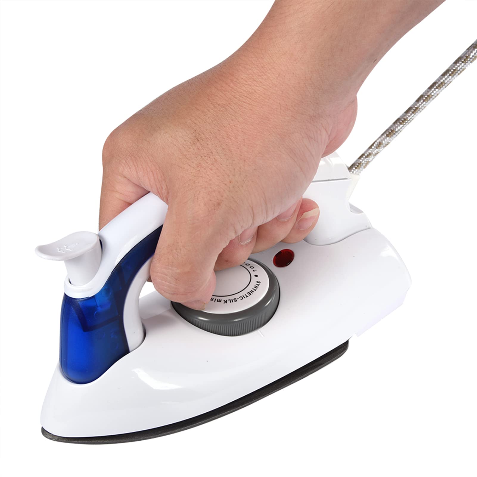Zerodis Mini Iron - Portable Heat Press Iron Machine with Adjustable Temperature Control, Fast Heating, Lightweight & Easy to Handle - Perfect for Travel, DIY Clothes, Home Use & Small Fabric Projects