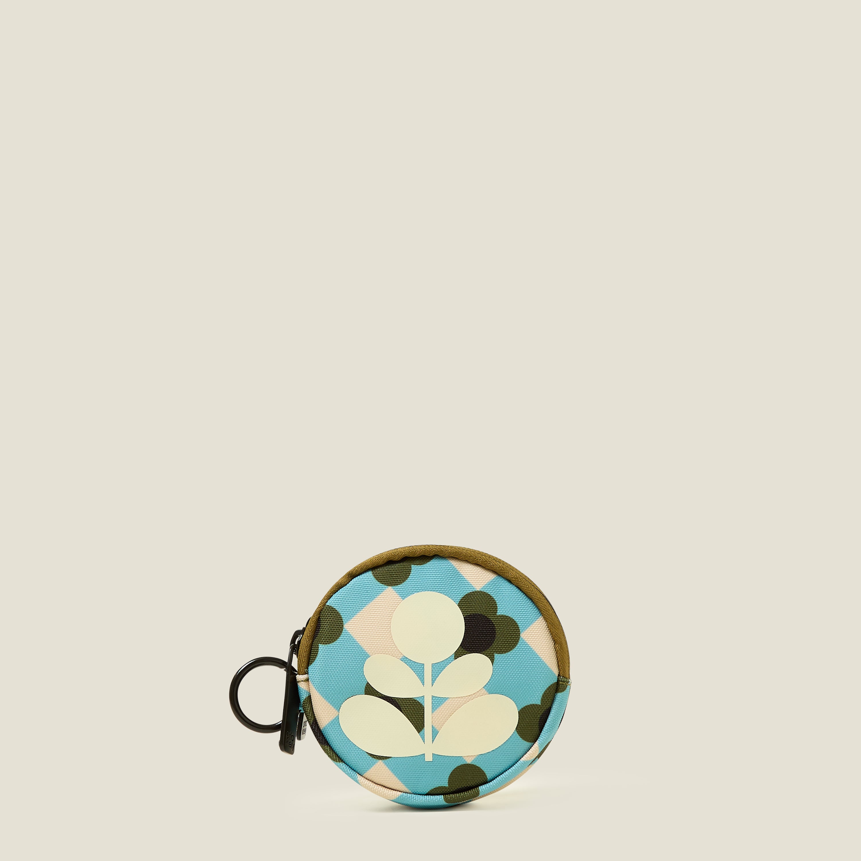 Pi Coin Purse - Floral Check Ziggurat Design Wallet for Women | Perfect for Travel, Shopping & Everyday Use