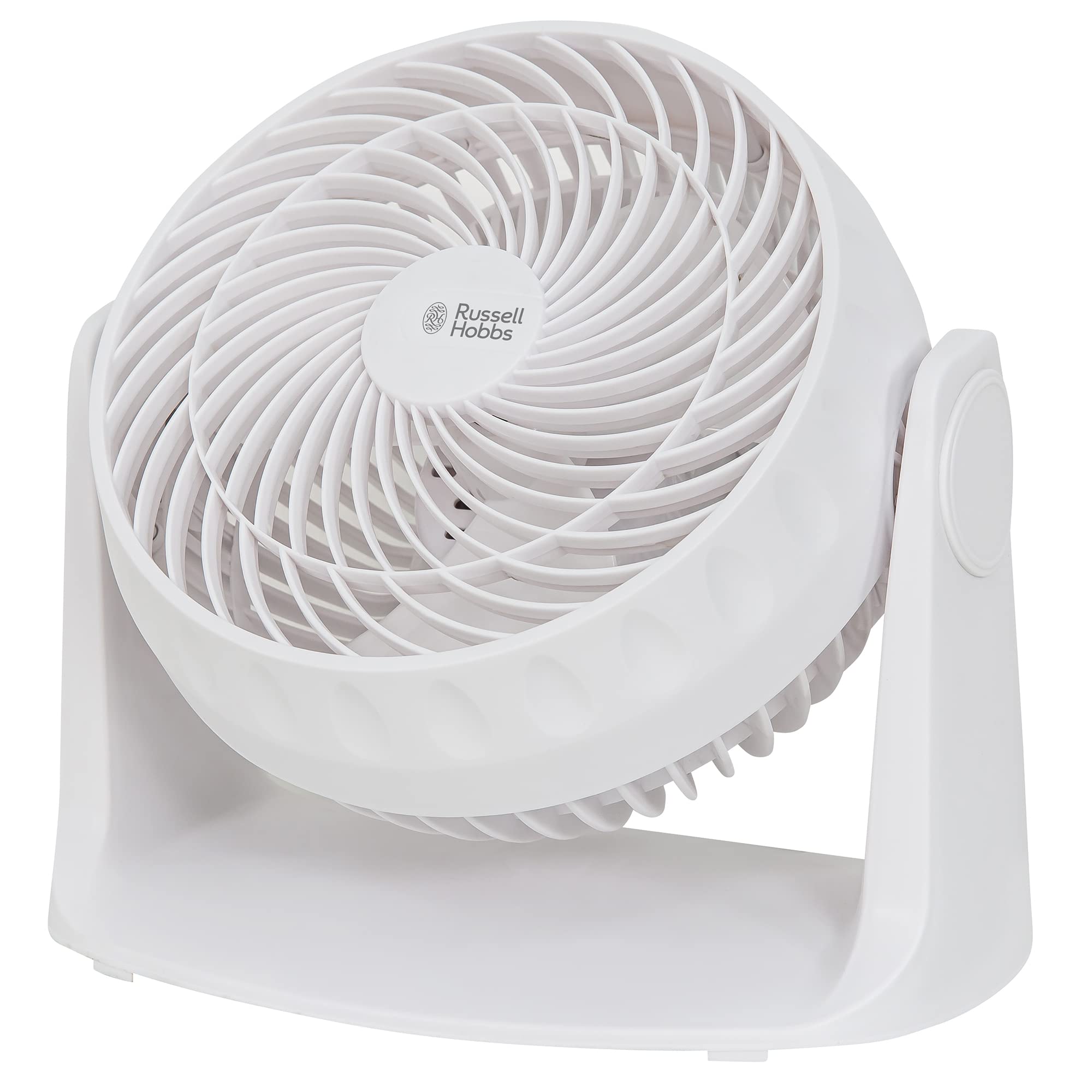 Russell Hobbs 8 Inch High Velocity Desk Fan - 900W Powerful Cooling Fan with 2 Speed Settings & Adjustable Tilt, Freestanding or Wall Mounted for Bedroom, Office, Home & Dorm Use - RHVDF0831
