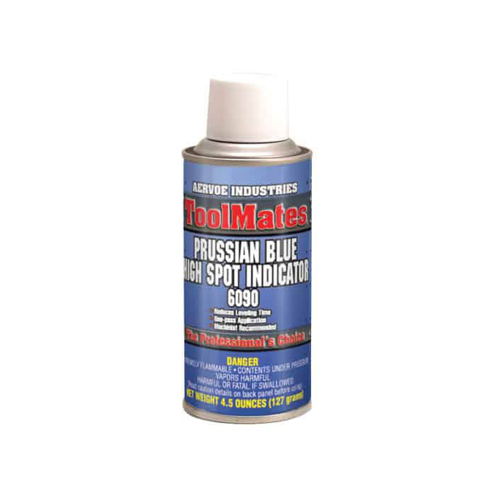 Aervoe 6090 Prussian Blue High Spot Indicator 4.5 oz - Perfect for Metalworking, Machining & Automotive Surface Inspection