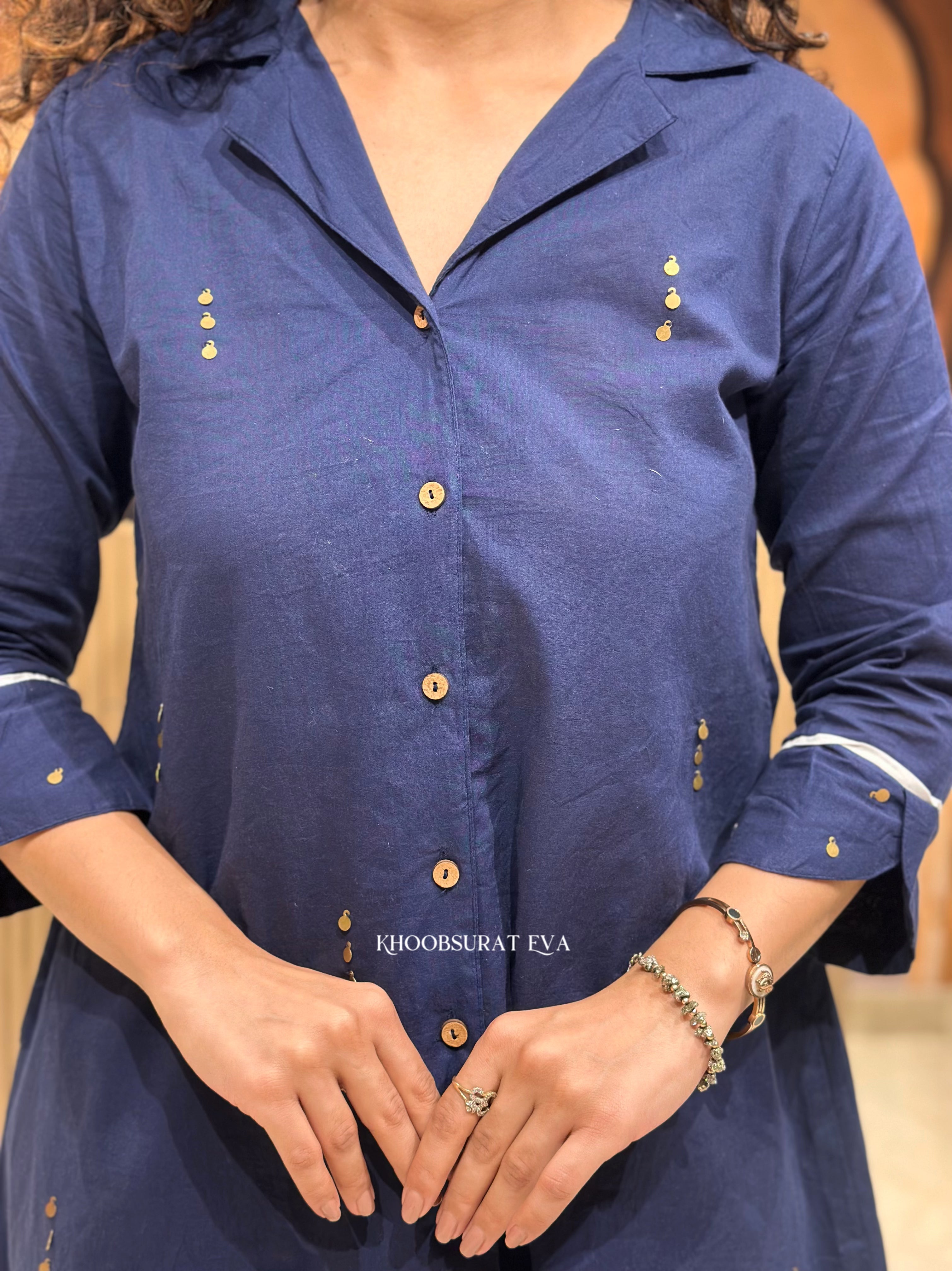 Stylish Blue Kurta Set for Women - Traditional Indian Ethnic Outfit for Festivals, Weddings & Casual Wear