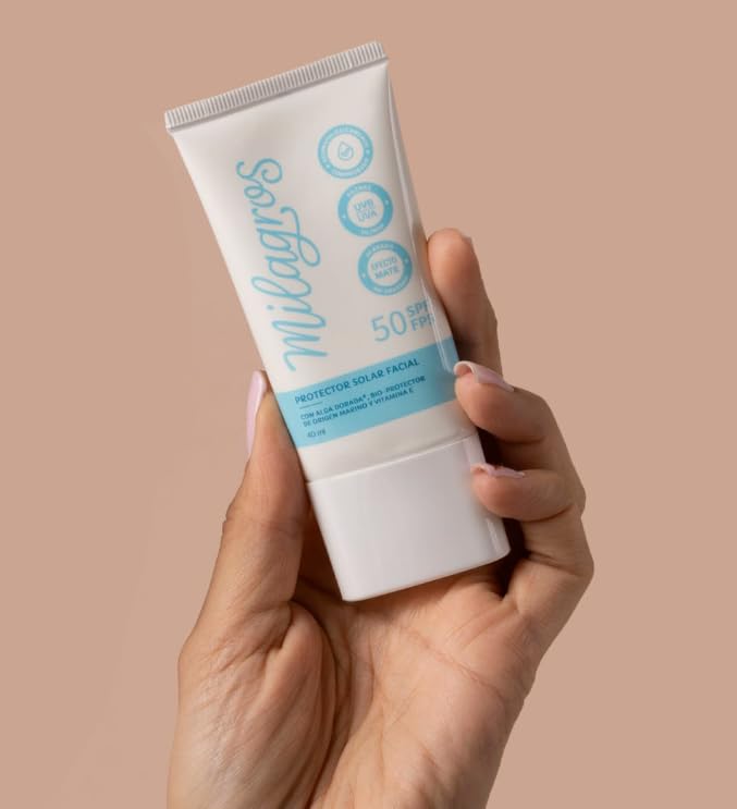 Milagros 40ml Colorless UVA/UVB Sunscreen - Matte Finish, Non-Greasy, Oil-Free SPF Protection | Daily Skincare for Face & Outdoor Activities