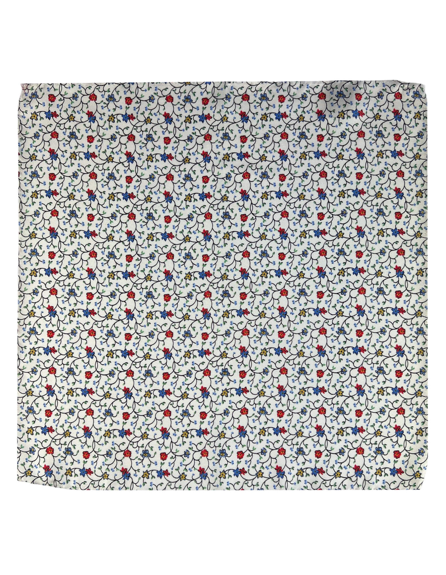 DÉCLIC Lugo Floral Hanky - Elegant White Lace Handkerchief for Weddings, Prom & Special Occasions