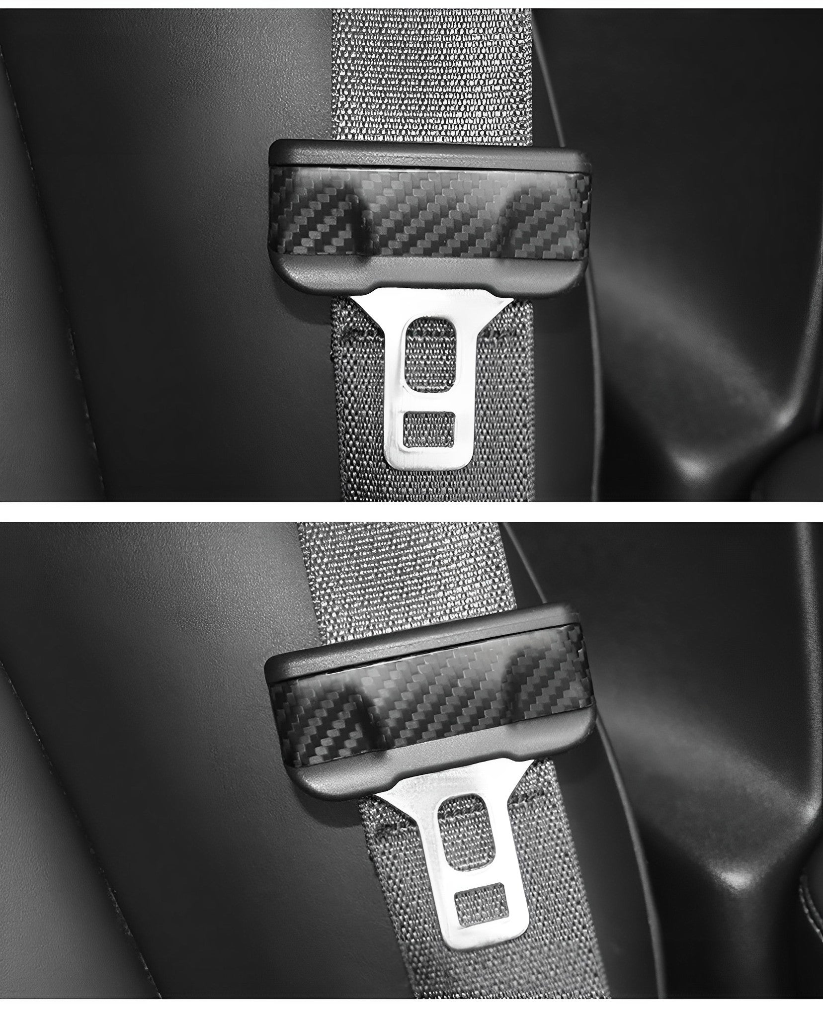 Premium Real Carbon Fiber Seat Belt Cover for Tesla Model 3 (2017-2024), Highland Model 3 & Model Y (2020-2025) – Luxury Interior Accessory for Car Enthusiasts & Tesla Owners – Perfect for Daily Driving, Road Trips & Car Shows