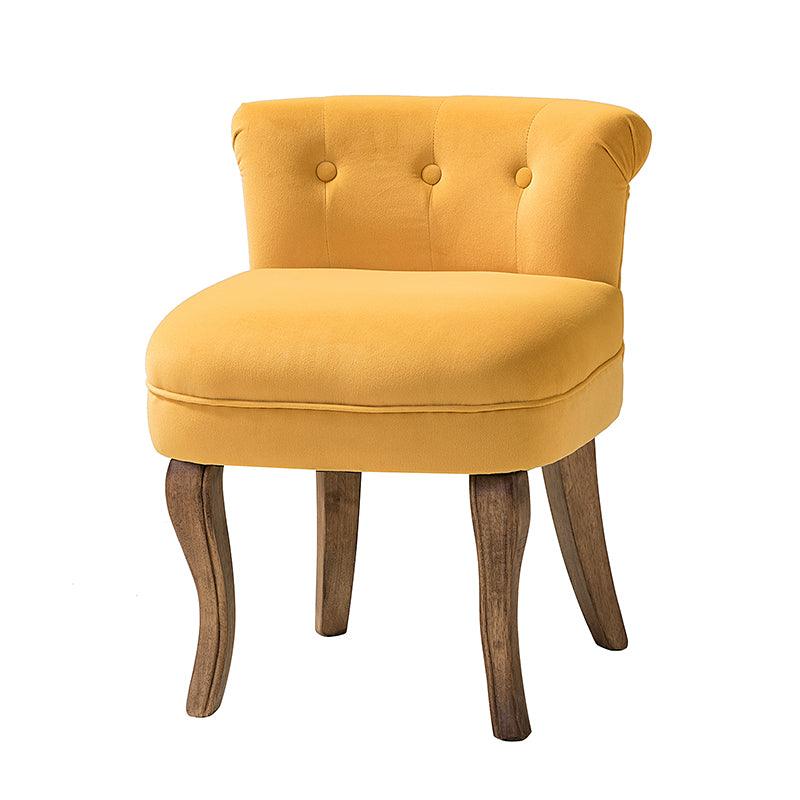 Moises Velvet Vanity Stool with Optional Types - Elegant Makeup Stool for Dressing Table, Bedroom & Bathroom