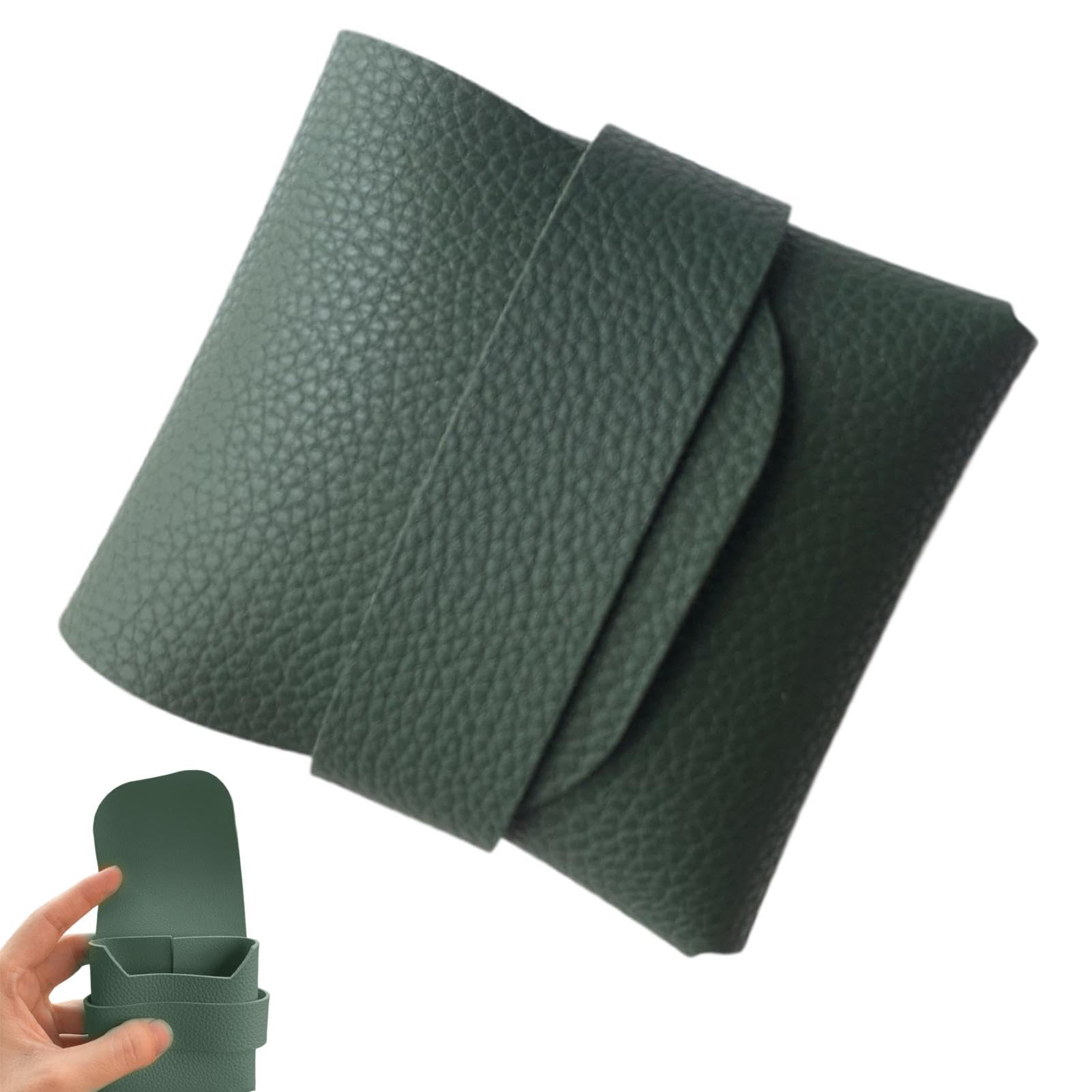 Premium PU Leather Condom Carrying Case - Discreet Travel Pouch for Protection & Accessibility | Small Purse for Wallet, Pocket or Bag | Perfect for Dating, Travel & Emergency Preparedness