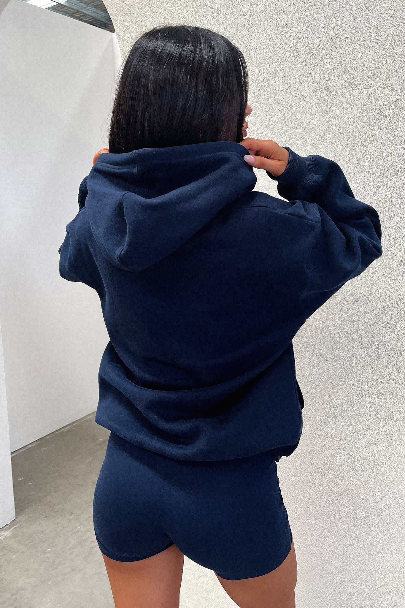 Jaska Hoodie for Men & Women - Soft Fleece Pullover with Kangaroo Pocket, Navy Blue - Perfect for Casual Wear, Outdoor Activities & Lounge Comfort