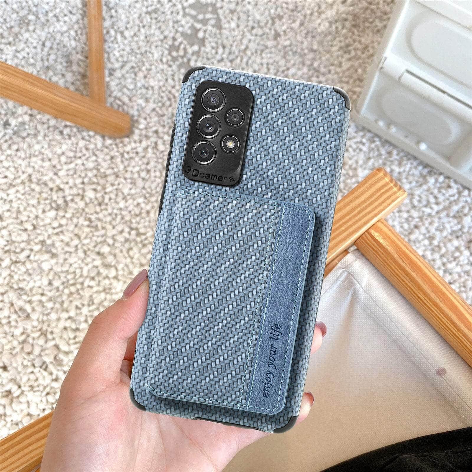Magnetic Wallet Case for Samsung Galaxy A54 - Slim Card Holder Cover with RFID Protection | Perfect for Travel, Business & Everyday Use