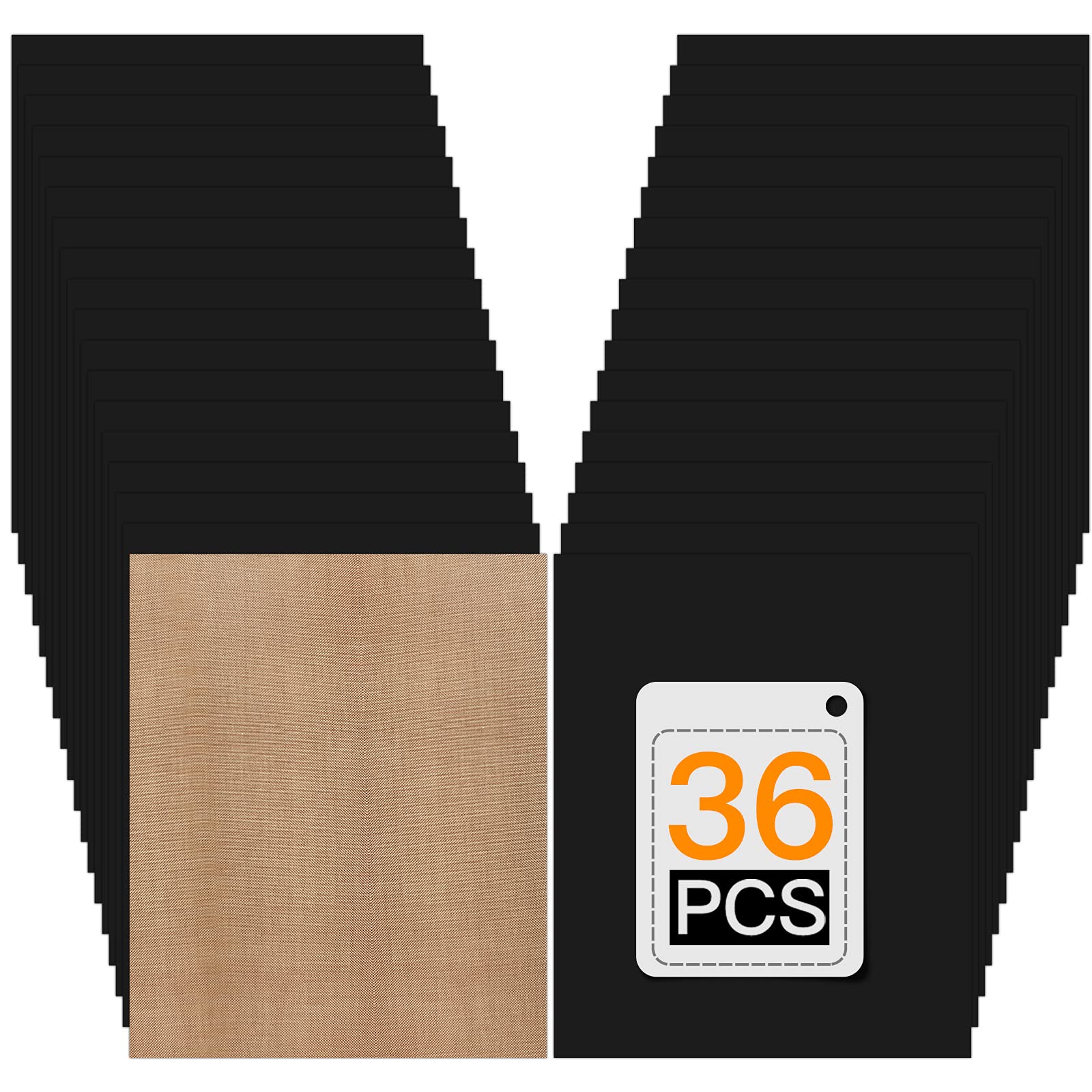 HTVRONT 36 Pack Black HTV Heat Transfer Vinyl Bundle - 12