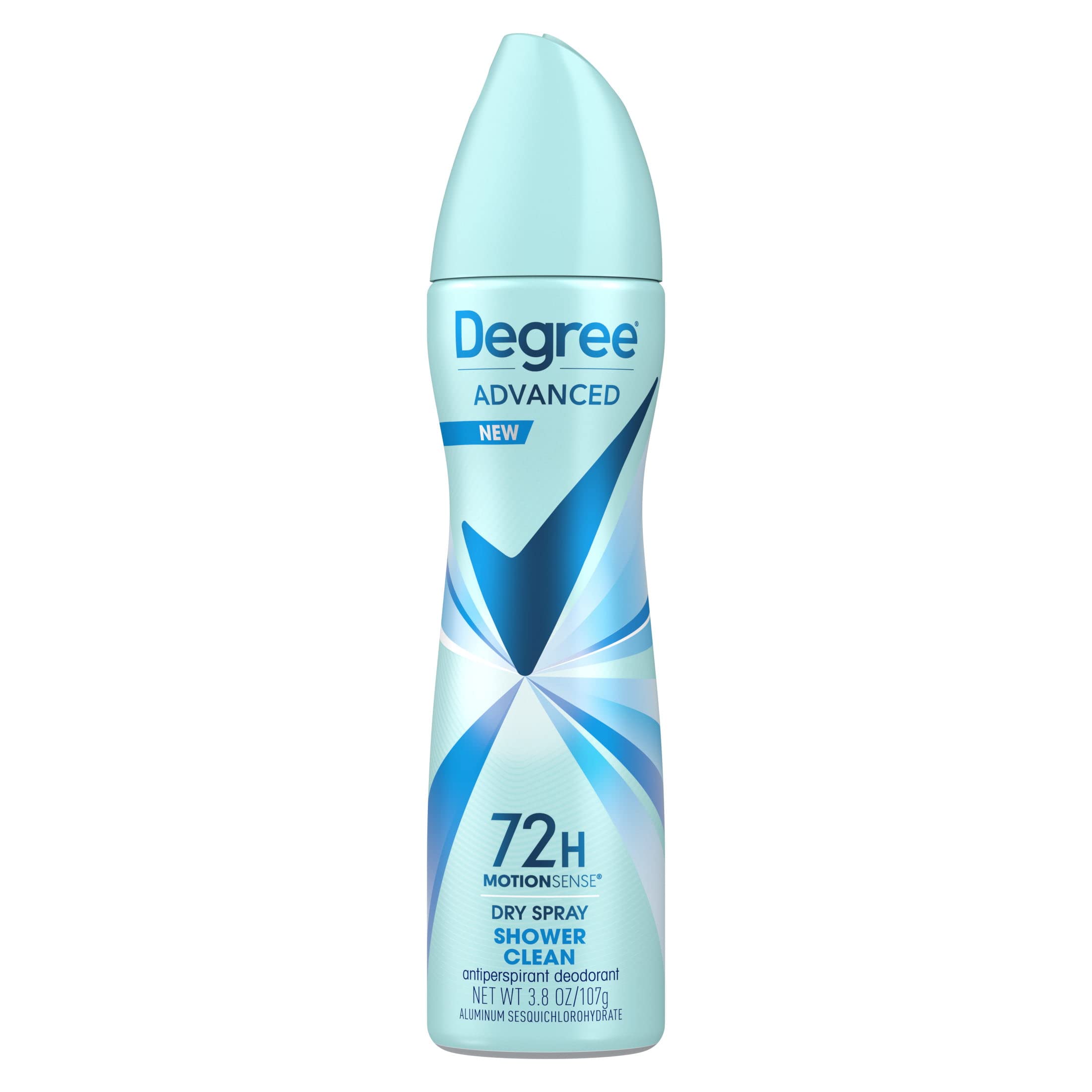 Degree Women's Dry Spray Deodorant, Shower Clean Scent, 3.8 oz (113ml) - 2 Pack | Long-Lasting Odor Protection for Active Women | Gym, Work & Everyday Freshness