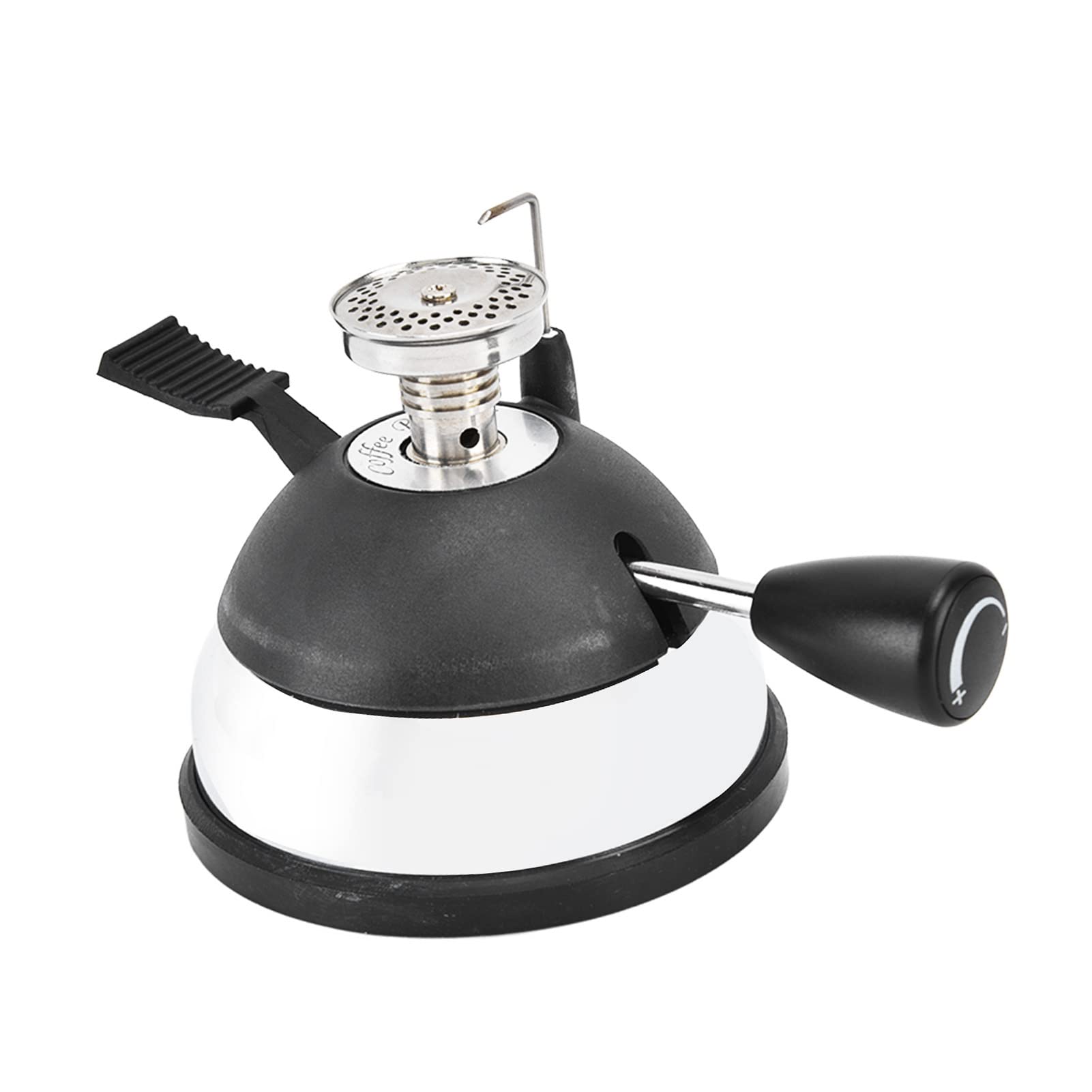Portable Butane Tabletop Siphon Coffee Maker - Adjustable Flame Stainless Steel Mini Syphon Brewer for Camping, Travel & Outdoor Picnics - Perfect for Coffee Lovers On-The-Go