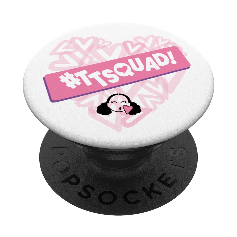 Tiana Official #TTSquad PopSockets PopGrip - Interchangeable Phone & Tablet Stand with Swappable Design | Perfect for Gaming, Video Calls, and Hands-Free Viewing