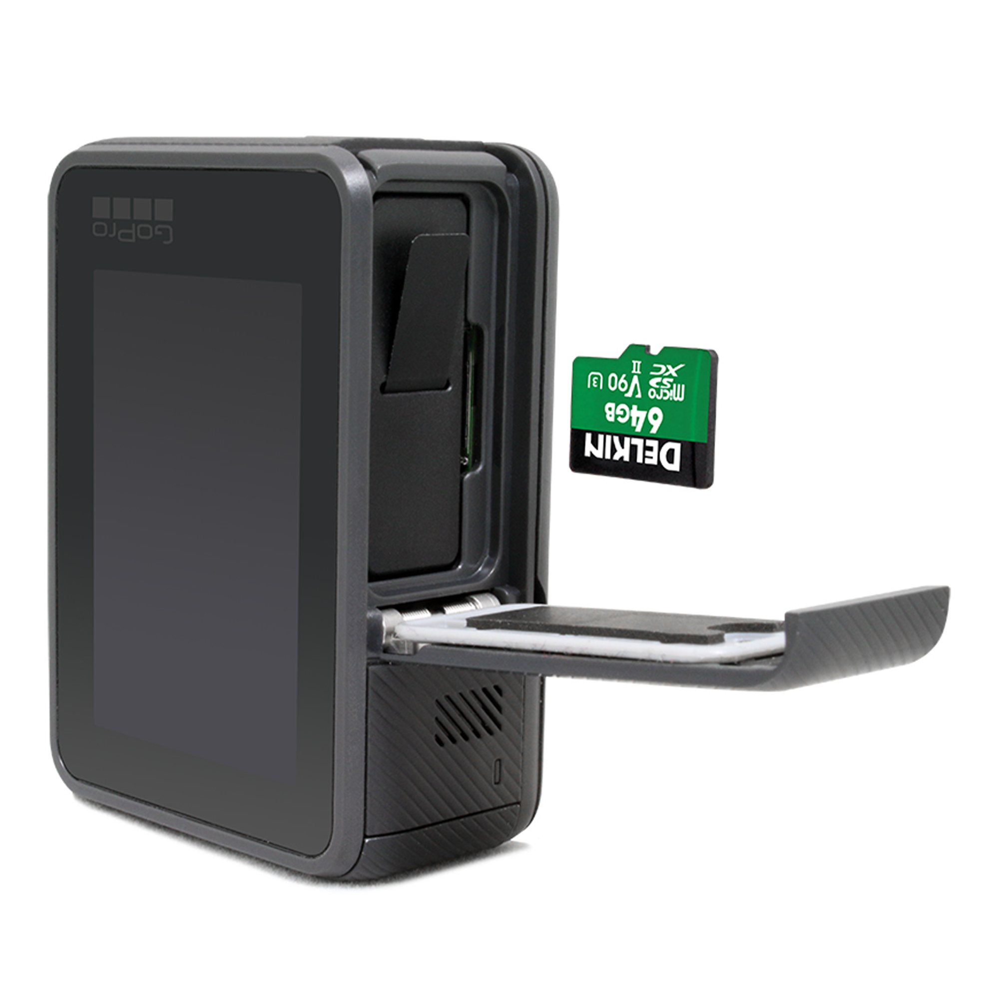 Delkin Devices 64GB POWER UHS-II microSDXC Memory Card with Adapter - High Speed Storage for 4K Cameras, Drones & Gaming Consoles