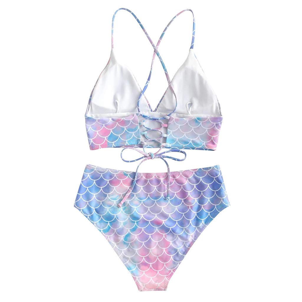 Women's Sexy Printed Bikini Set - Padded Swimwear with G Cup Support for Beach & Pool | Perfect for Summer Vacations, Swim Parties & Tropical Getaways